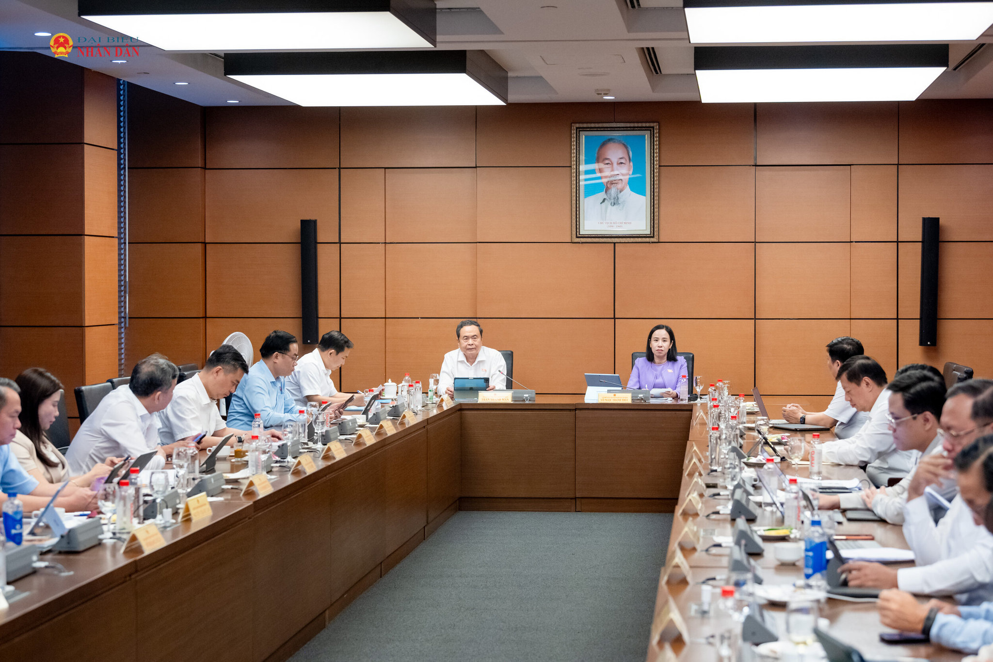 Chủ tịch Quốc hội Trần Thanh Mẫn phát biểu. Ảnh: Phạm Thắng