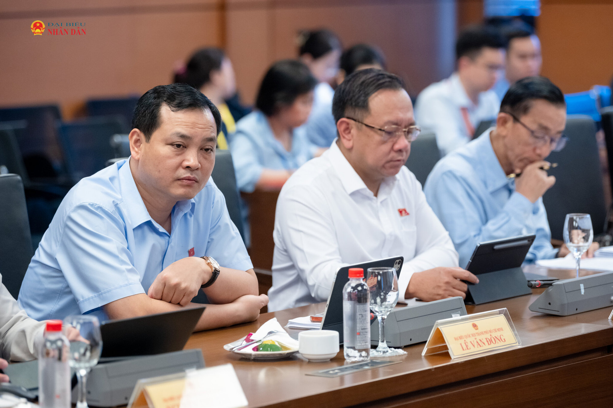 Các đại biểu tham dự phiên thảo luận Tổ 2 (Đoàn ĐBQH TP. Hồ Chí Minh). Ảnh: Phạm Thắng