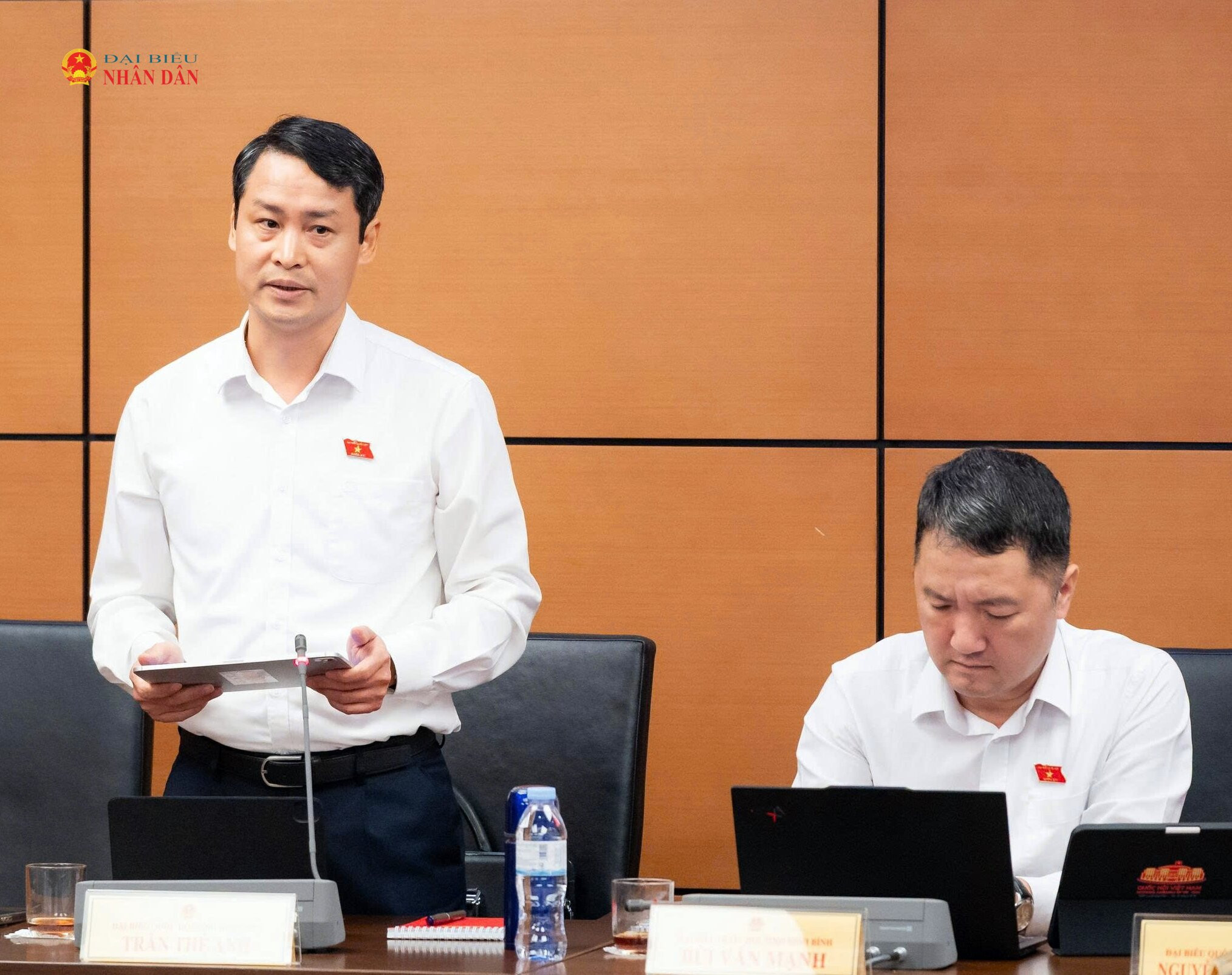 ĐBQH Trần Thế Anh (Ninh Bình) phát biểu
