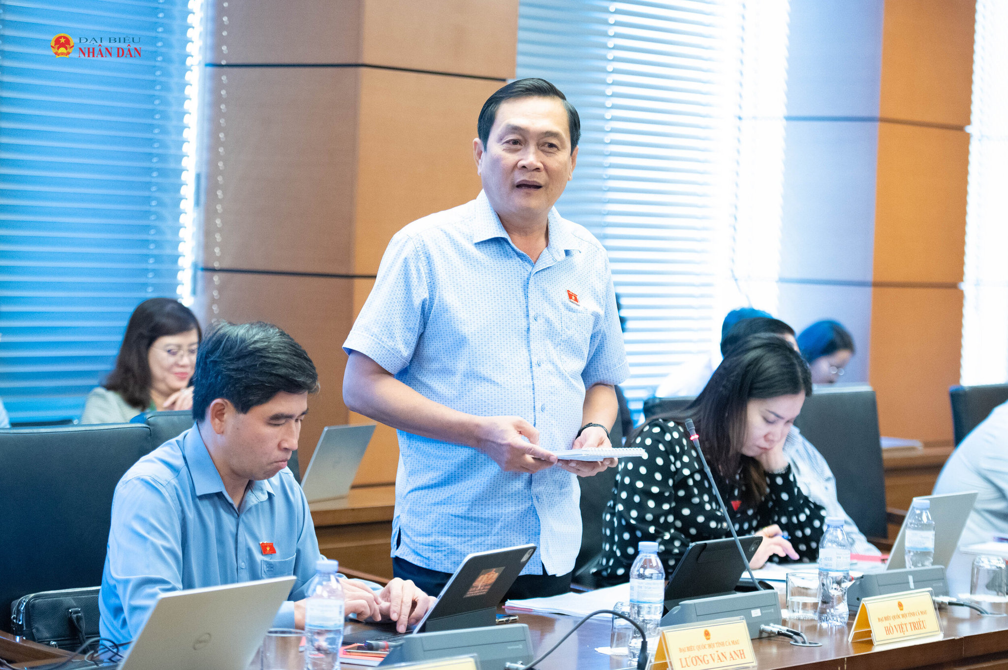 ĐBQH Hồ Việt Triều (Cà Mau). Ảnh: Xuân Quý