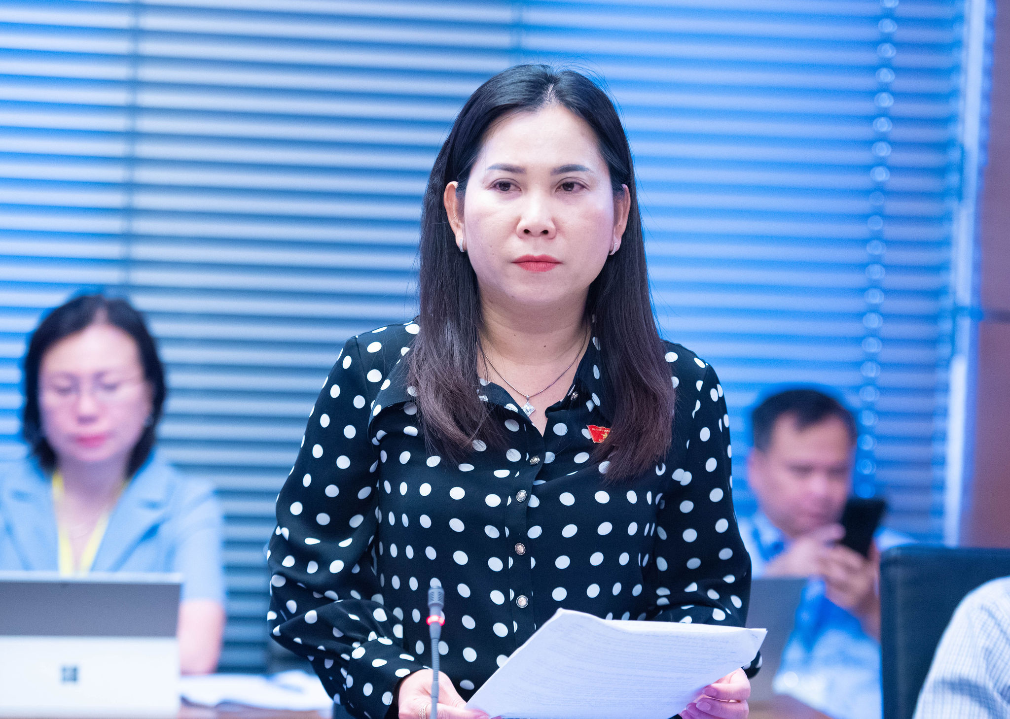 ĐBQH Lê Thị Ngọc Linh (Cà Mau). Ảnh Xuân Quý (2)
