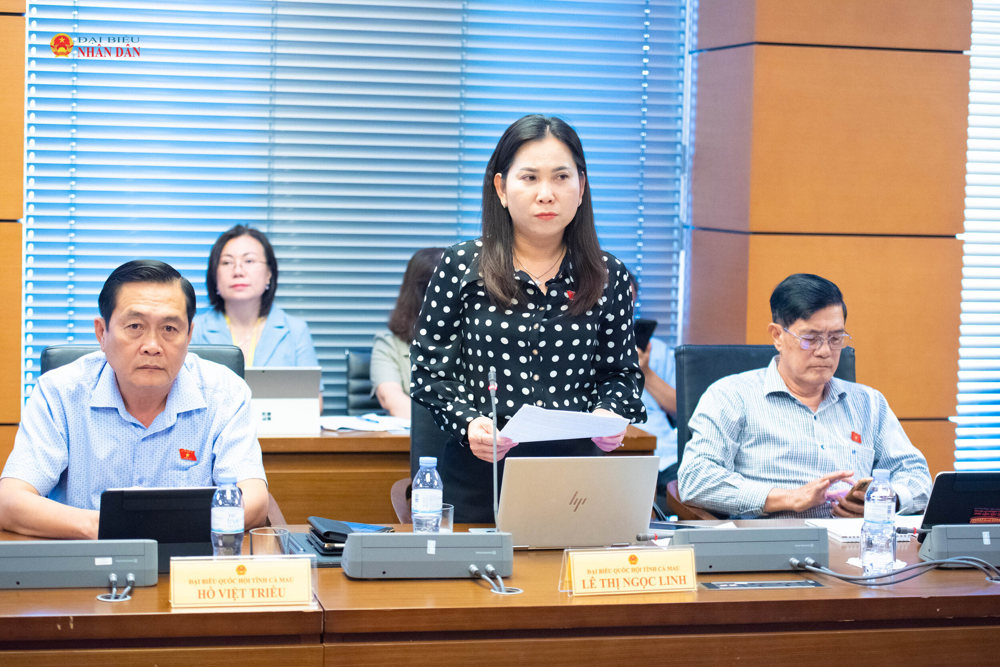 ĐBQH Lê Thị Ngọc Linh (Cà Mau). Ảnh Xuân Quý (3)