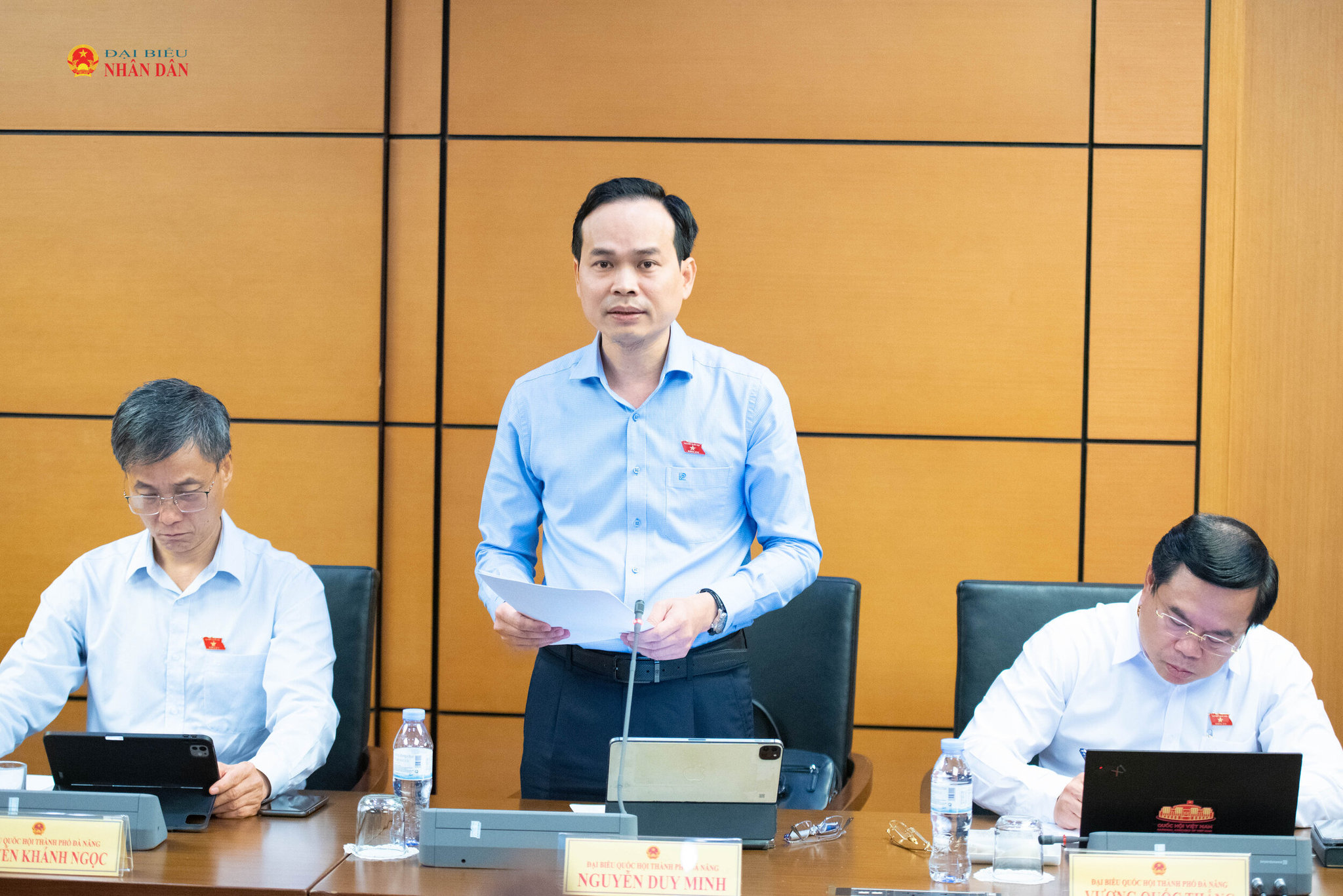 ĐBQH Nguyễn Duy Minh (TP.Đà Nẵng). Ảnh Xuân Quý