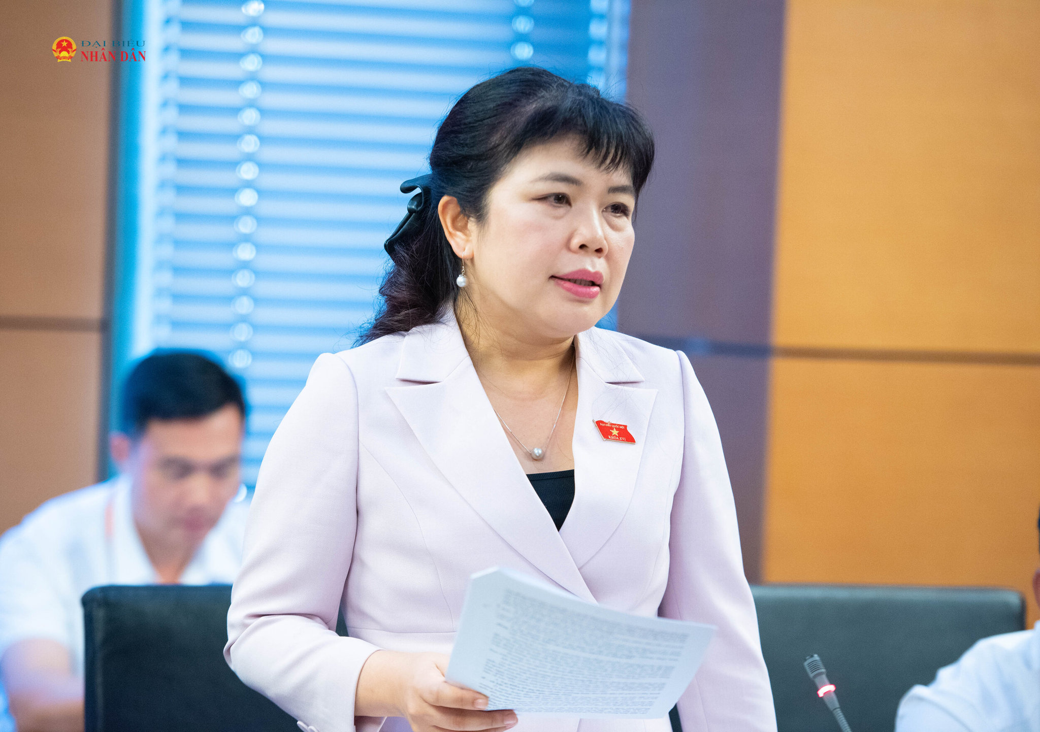 ĐBQH Nguyễn Thị Thu Hà (TP.Quảng Ninh). Ảnh Xuân Quý (2)