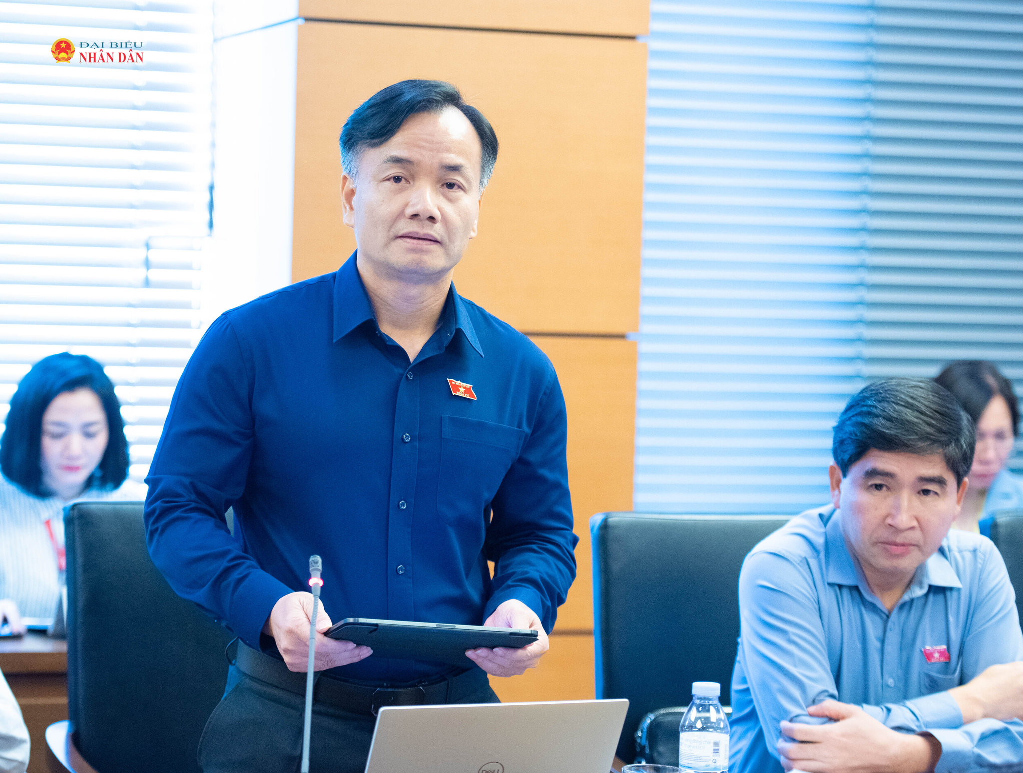 ĐBQH Trần Hoài Nam (Cà Mau).Ảnh Xuân Quý