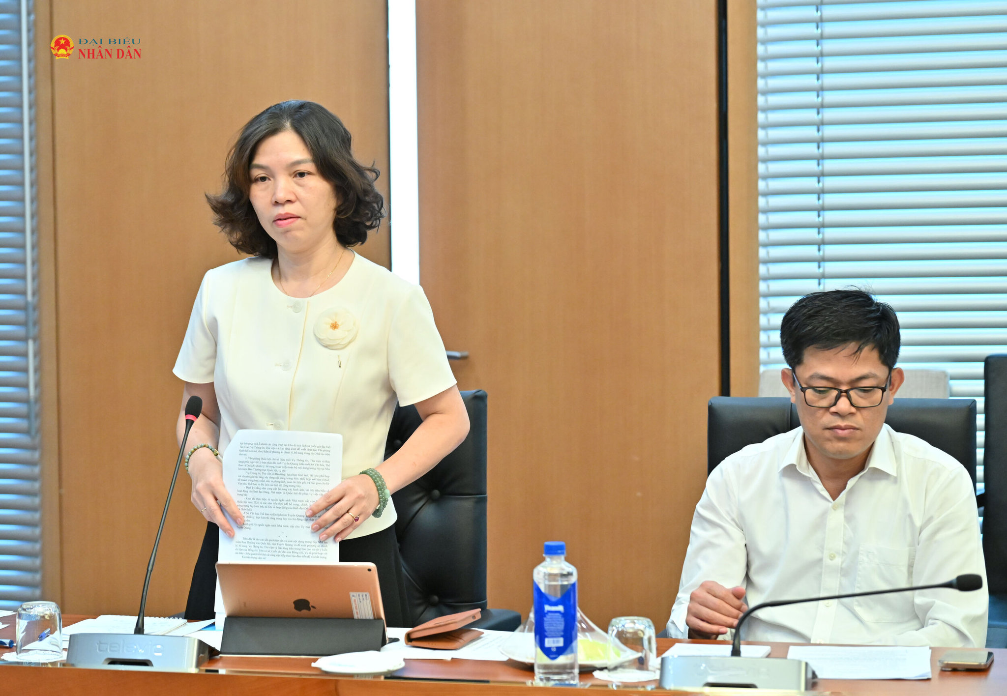 Đồng chí Hoàng Thị Lan Nhung, Vụ trưởng Vụ Thông tin, Thư viện và Bảo tàng