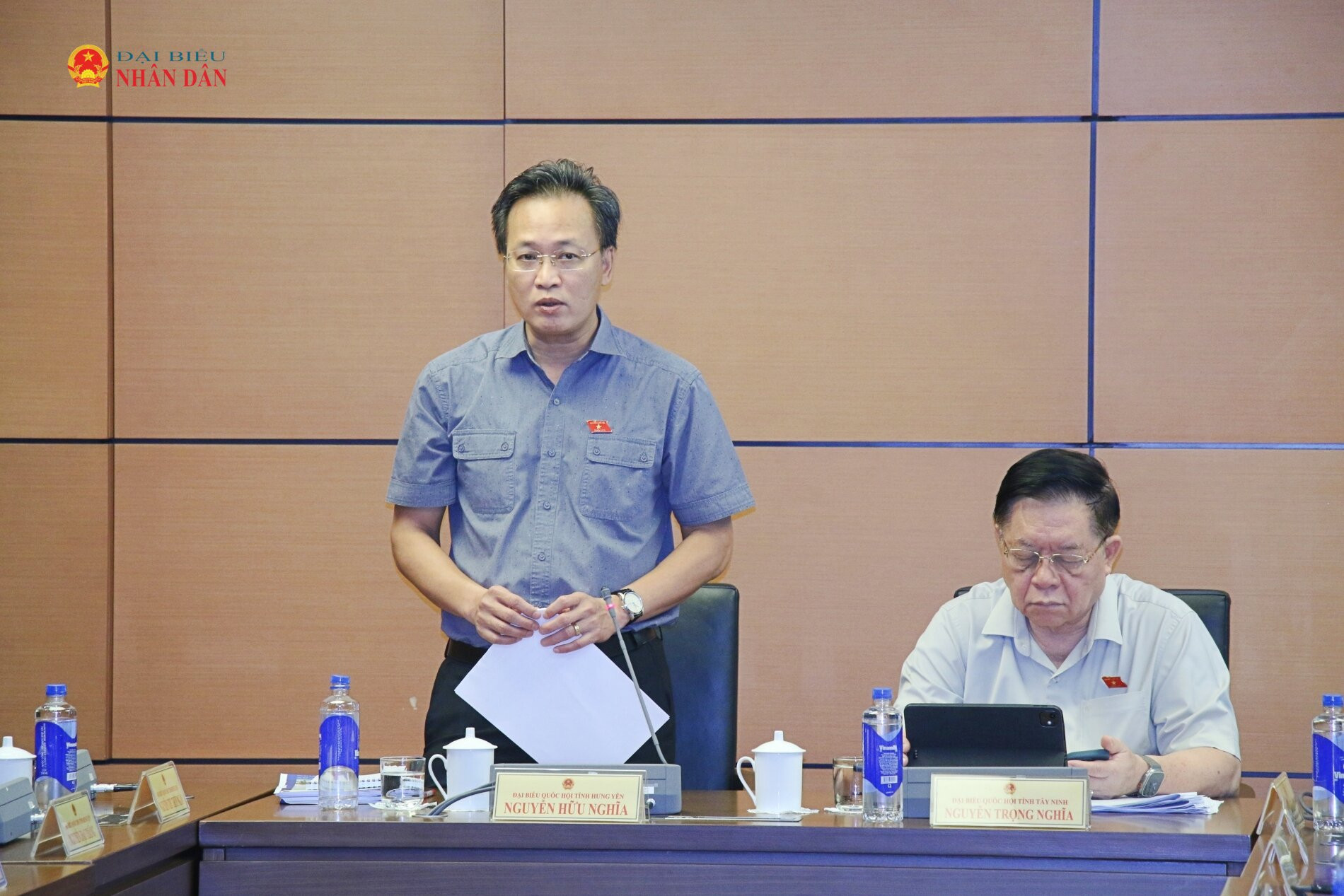 ĐBQH Nguyễn Hữu Nghĩa (Hưng Yên) phát biểu