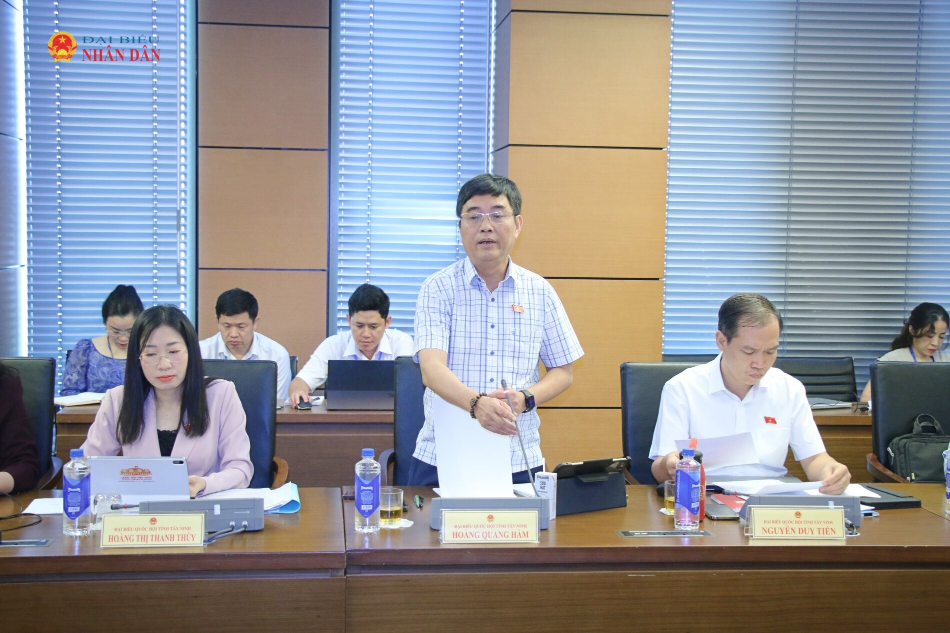 ĐBQH Hoàng Quang Hàm (Tây Ninh) phát biểu