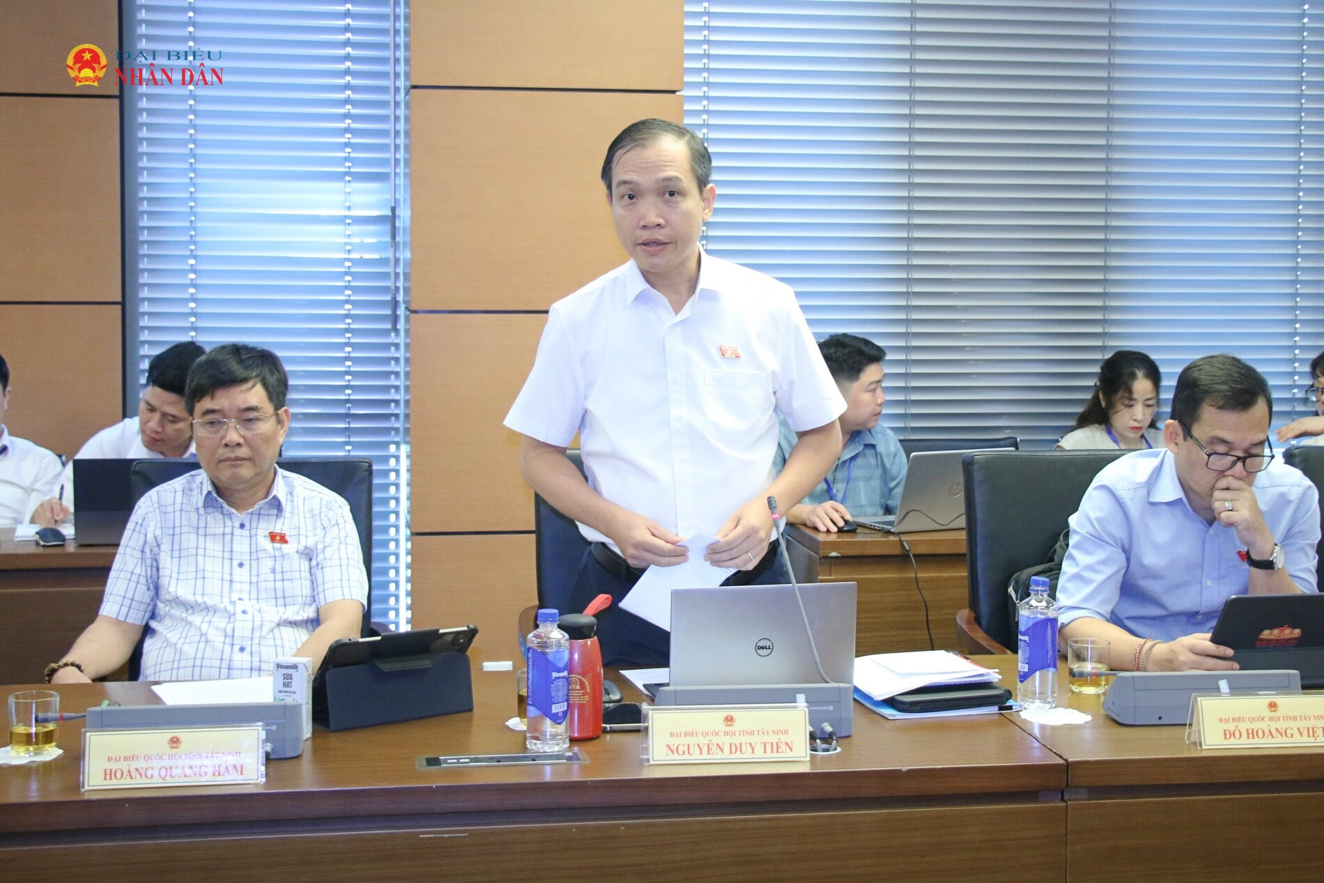 ĐBQH Nguyễn Duy Tiến (Tây Ninh) phát biểu