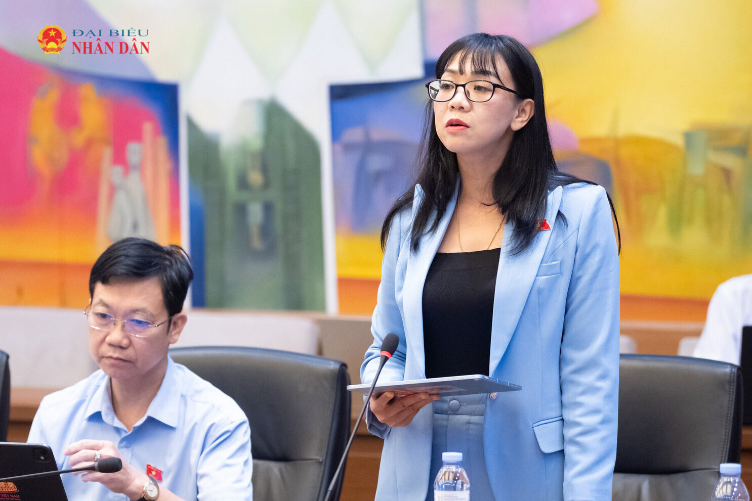 ĐBQH Trịnh Thị Tú Anh (Lâm Đồng) phát biểu