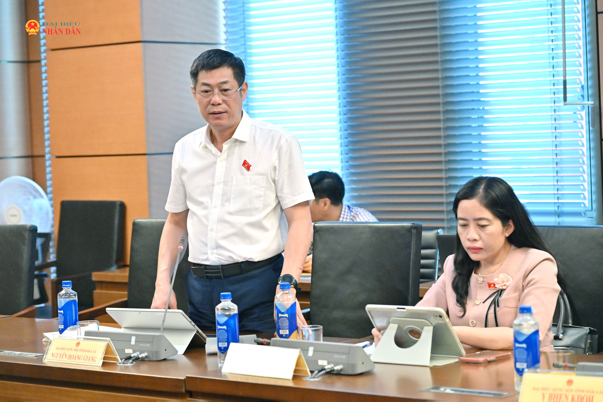 ĐBQH Nguyễn Hoàng Giang (Đắk Lắk) phát biểu