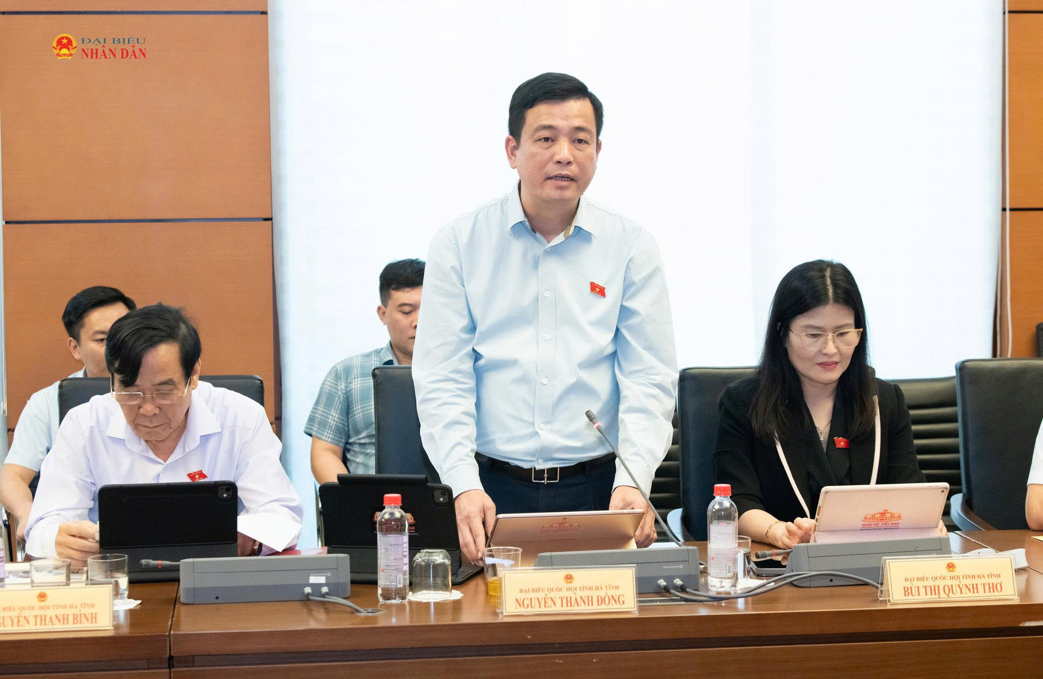 ĐBQH Nguyễn Thành Đồng (tỉnh Hà Tĩnh) phát biểu