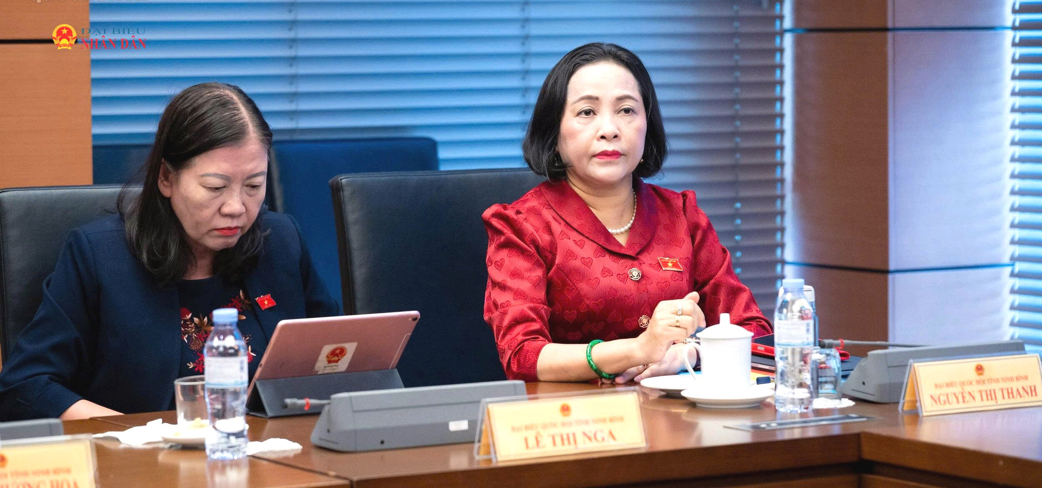 Phó Chủ tịch Quốc hội Nguyễn Thị Thanh tham dự thảo luận tại Tổ 9