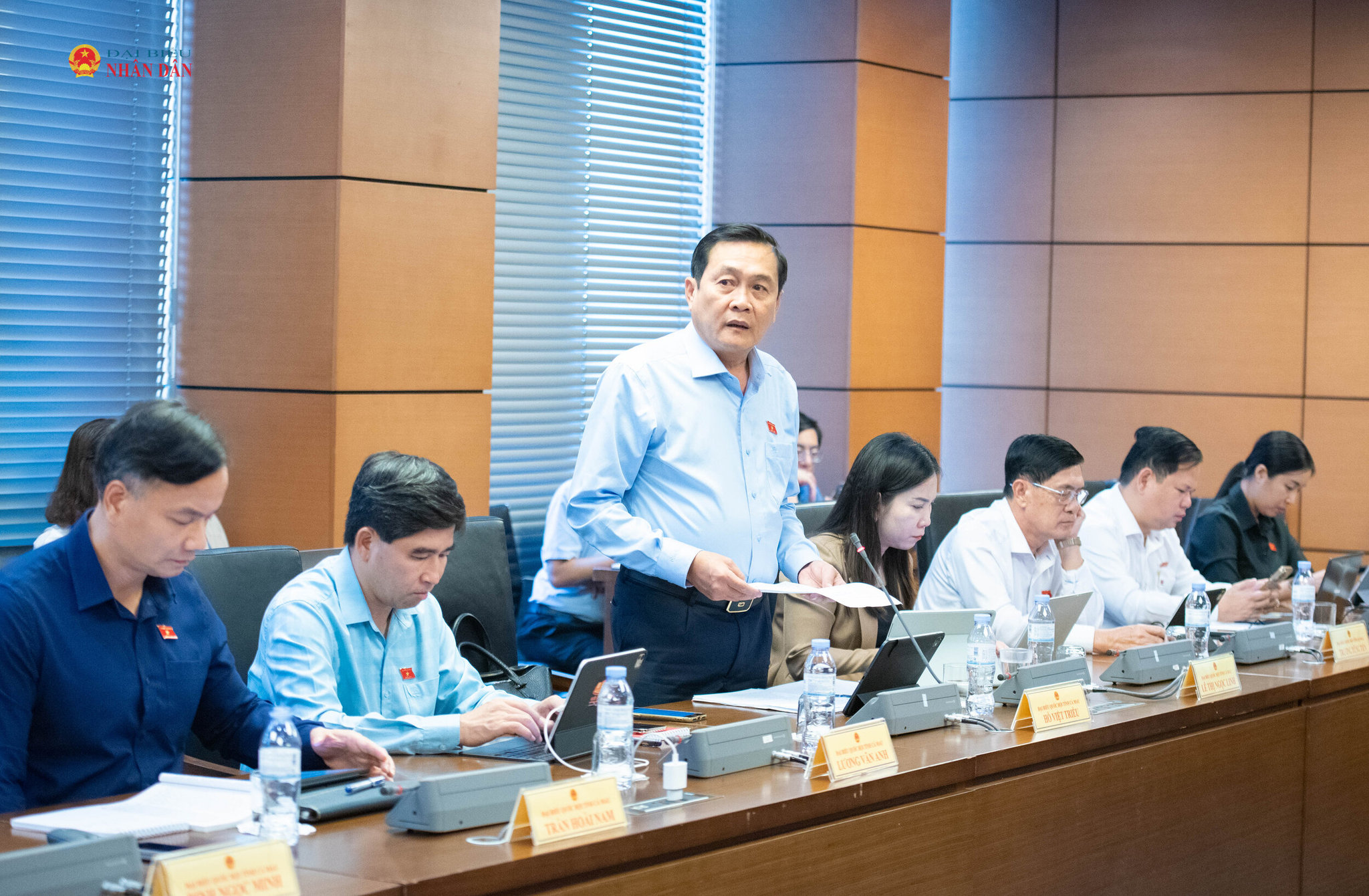 ĐBQH Hồ Việt Triều (Cà Mau). Ảnh Xuân Quý