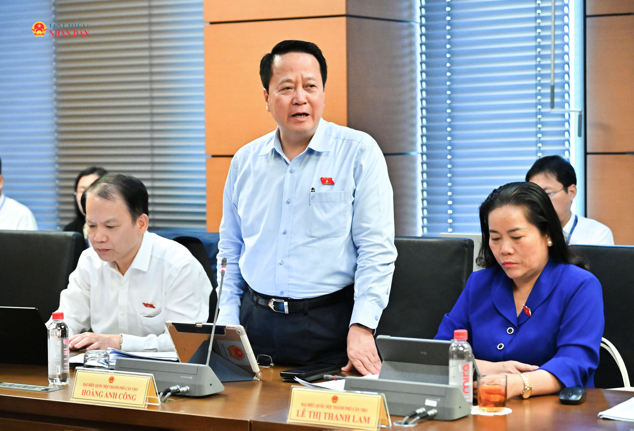 ĐBQH Hoàng Anh Công (TP. Cần Thơ) phát biểu