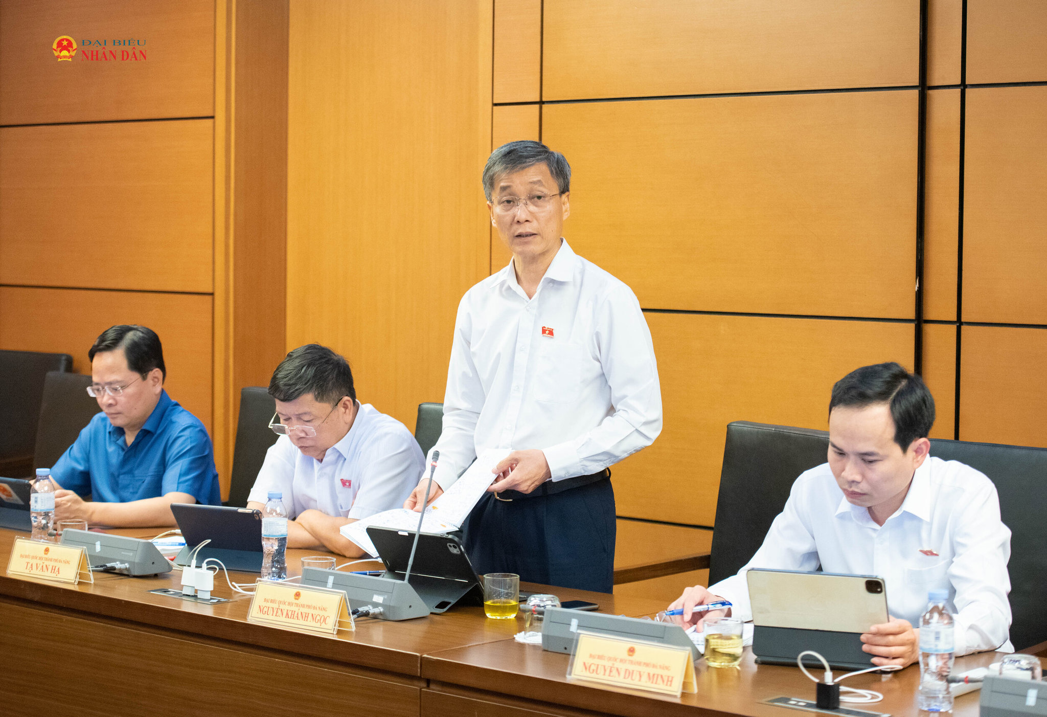 ĐBQH Nguyễn Khánh Ngọc (TP.Đà Nẵng). Ảnh Xuân Quý