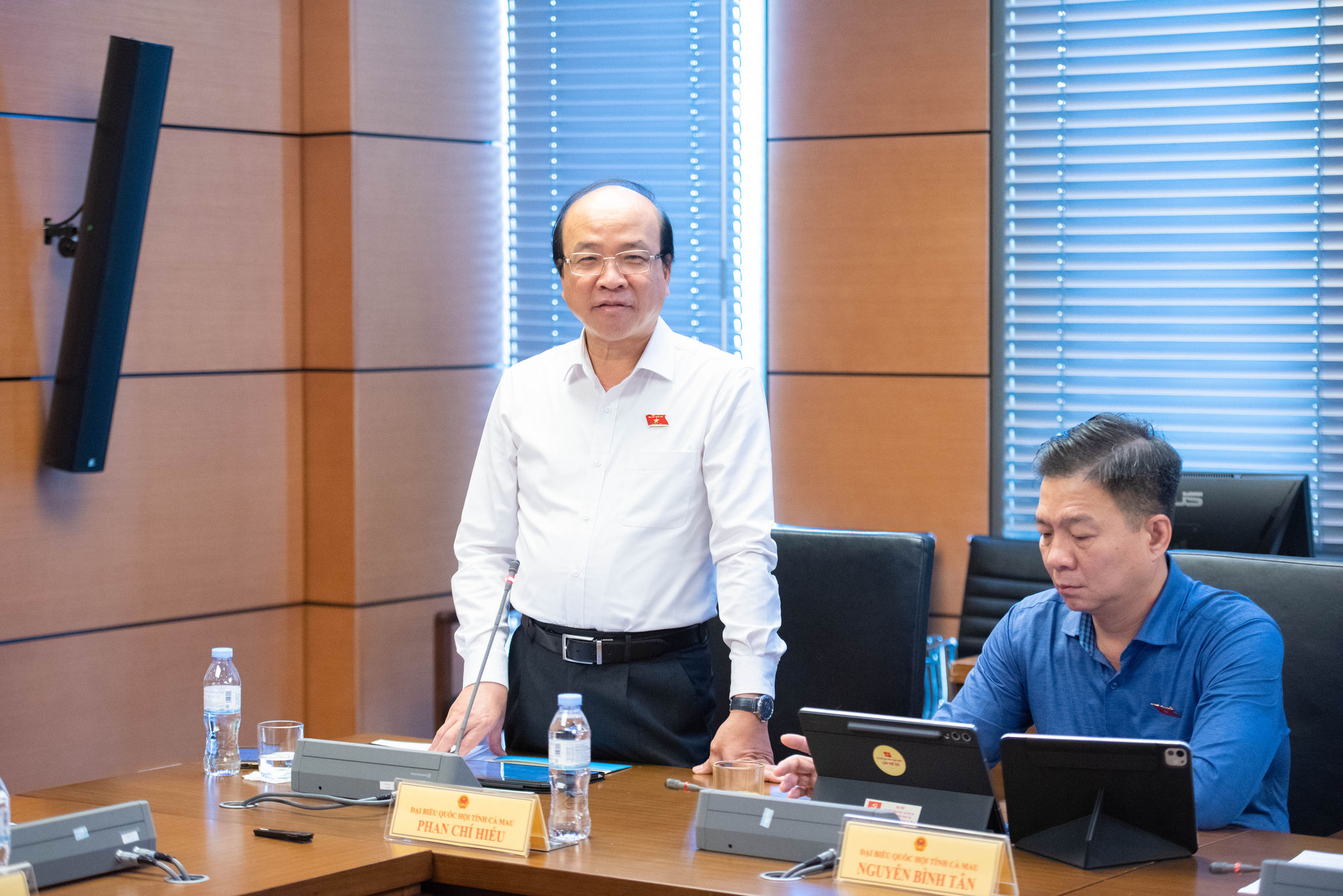 ĐBQH Phan Chí Hiếu (Cà Mau). Ảnh Xuân Quý (2)