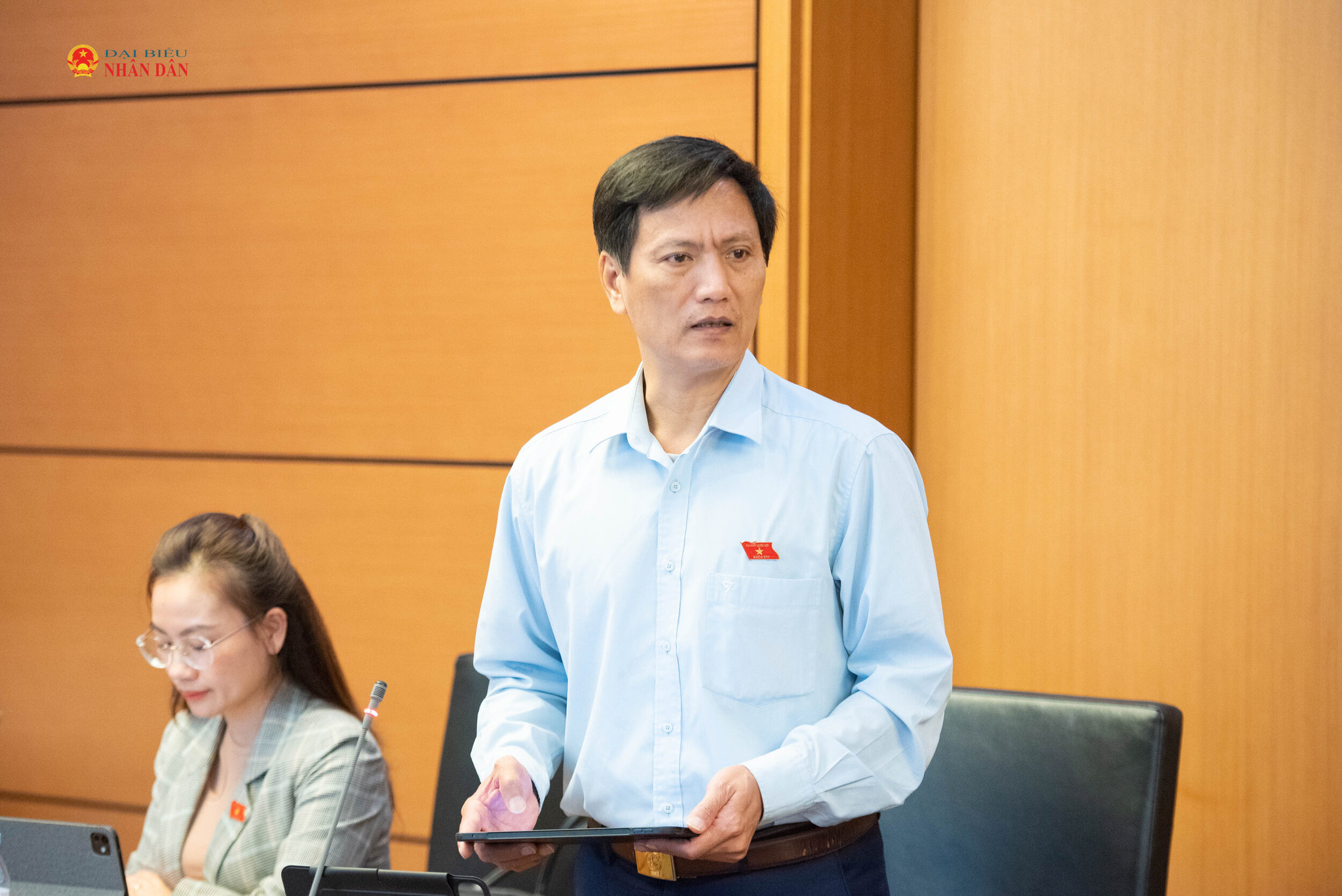 ĐBQH Vương Kim Ánh (Phú Thọ). Ảnh Xuân Quý (2)