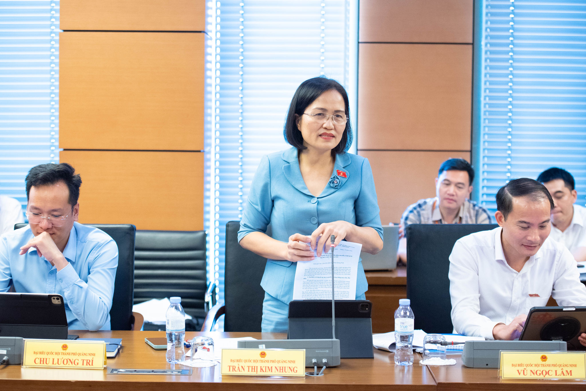 ĐBQH Trần Thị Kim Nhung phát biểu thảo luận