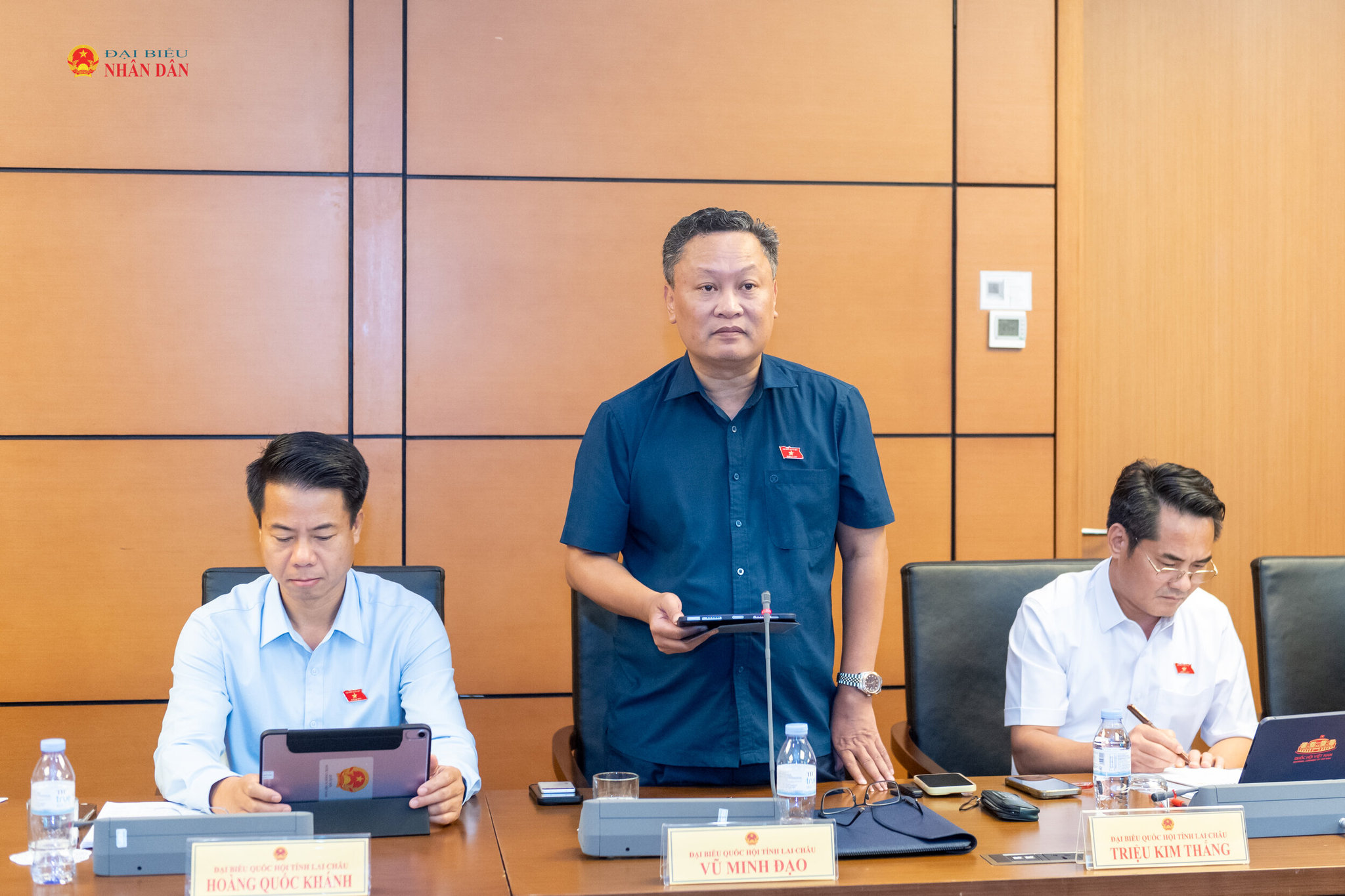 ĐBQH Vũ Minh Đạo (Lai Châu) phát biểu