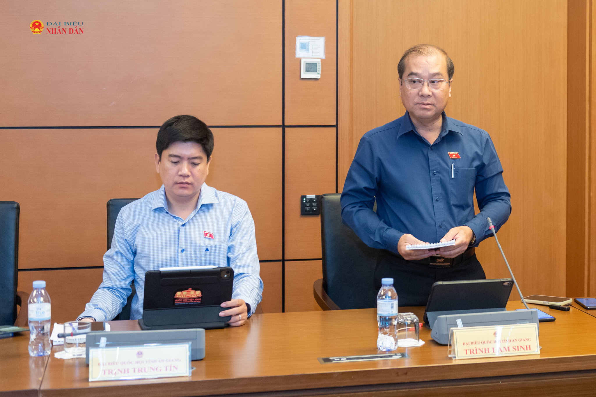 ĐBQH Trình Lam Sinh (An Giang) phát biểu