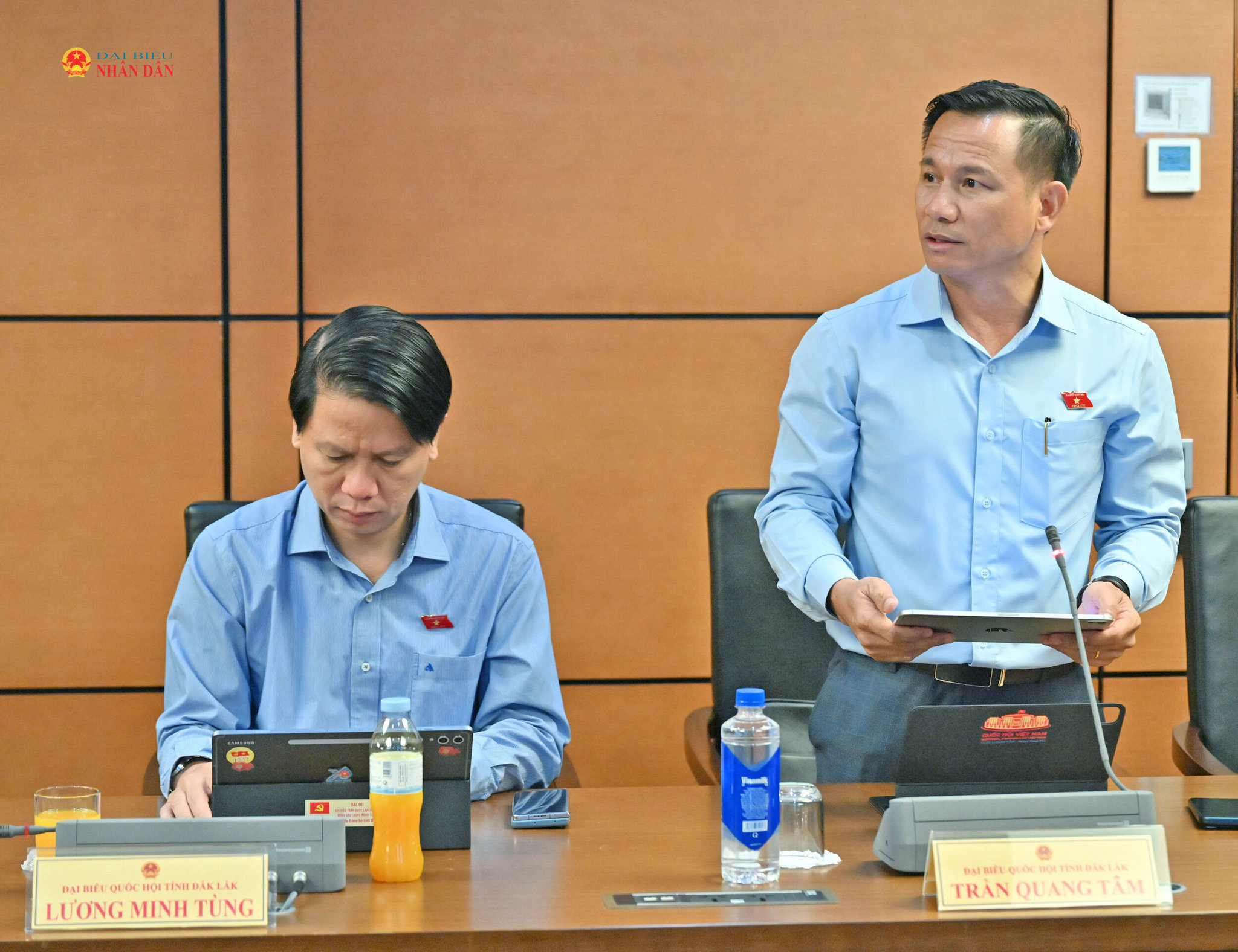 ĐBQH Trần Quang Tâm (Đắk Lắk) phát biểu