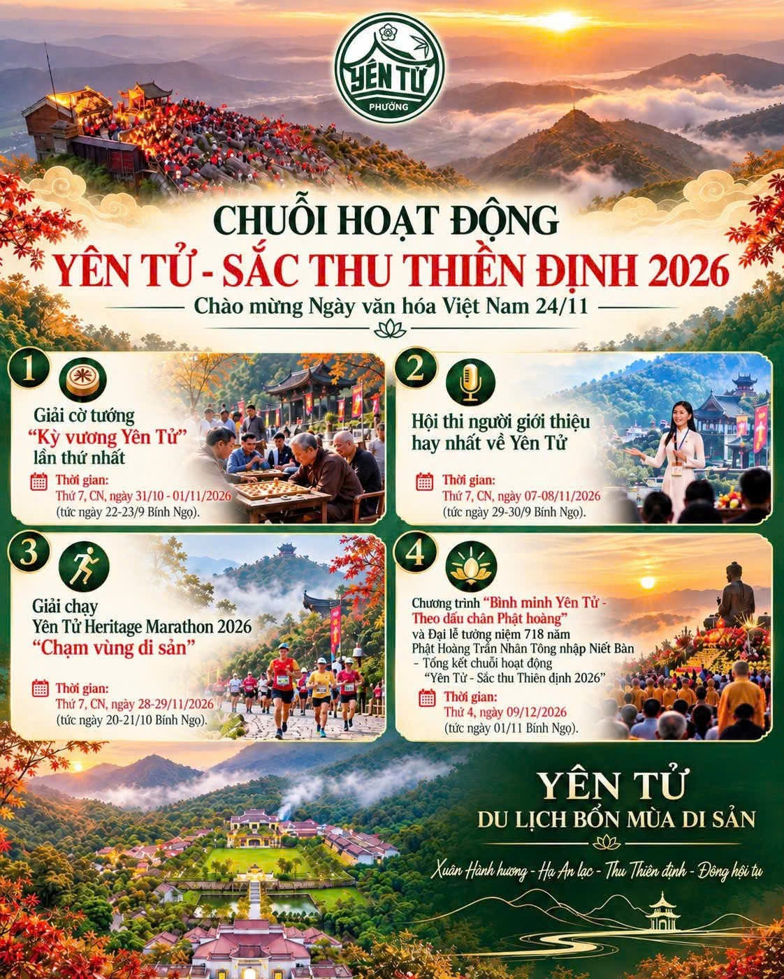 Gallery - Quảng Ninh: Lan tỏa giá trị di sản văn hóa thế giới Yên Tử qua chuỗi sự kiện thể thao dịp cuối năm - image 3