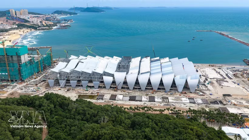 Construction on the Convention Centre for the 2027 APEC Economic Leaders’ Week (Photo published by VNA)