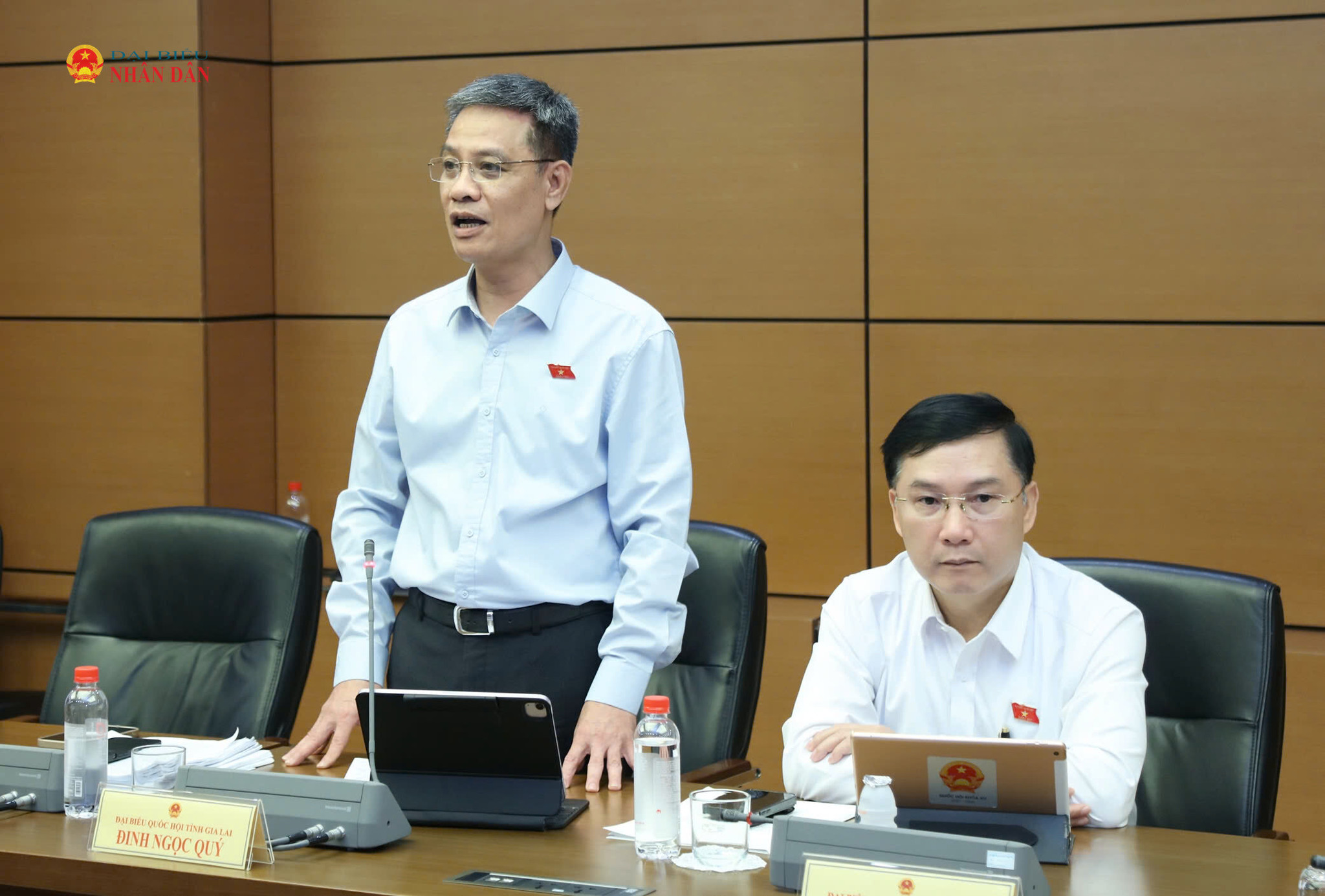 ĐBQH Đinh Ngọc Quý (Gia Lai) phát biểu tại tổ