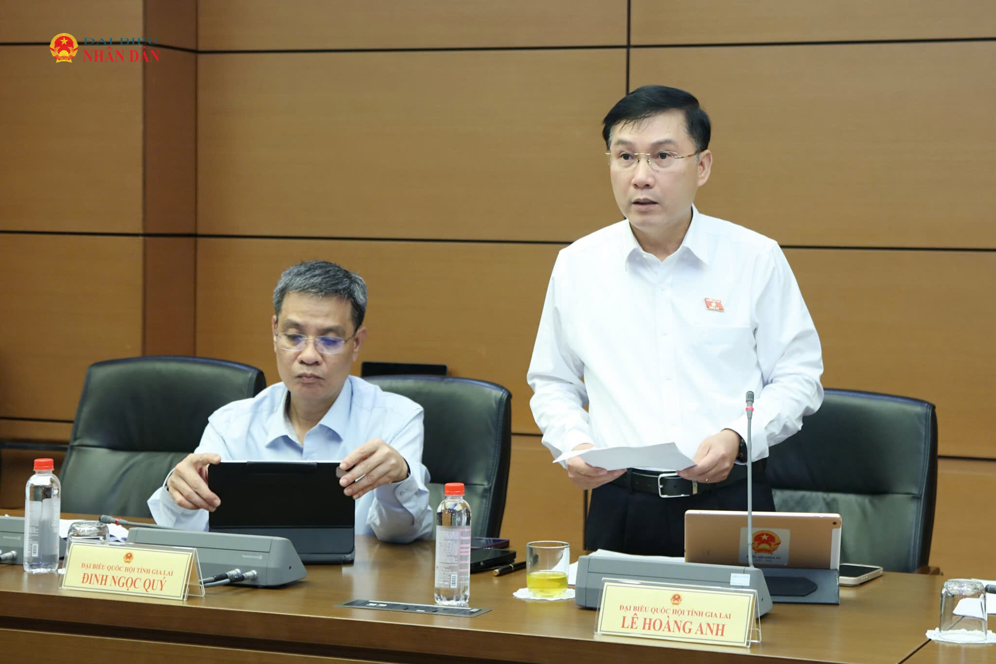 ĐBQH Lê Hoàng Anh (Gia Lai) phát biểu thảo luận