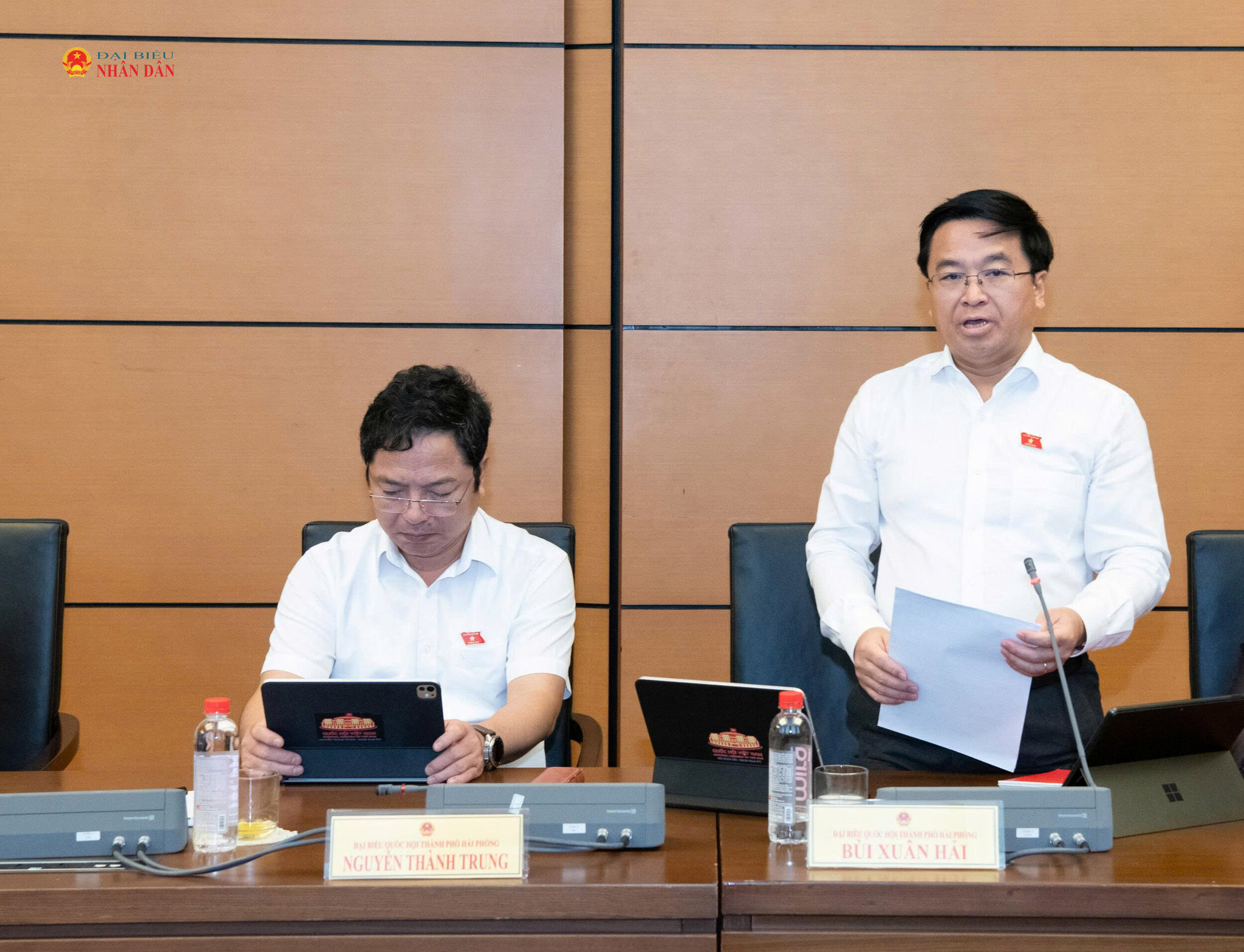 ĐBQH Bùi Xuân Hải (Hải Phòng) phát biểu