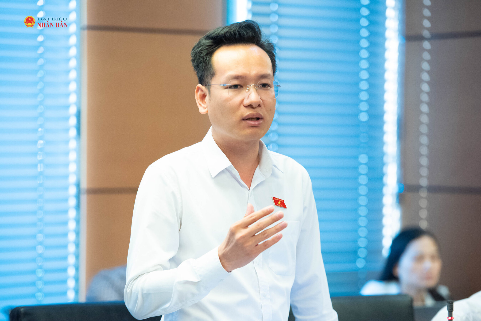 ĐBQH Chu Lương Trí (TP. Quảng Ninh). Ảnh: Xuân Quý