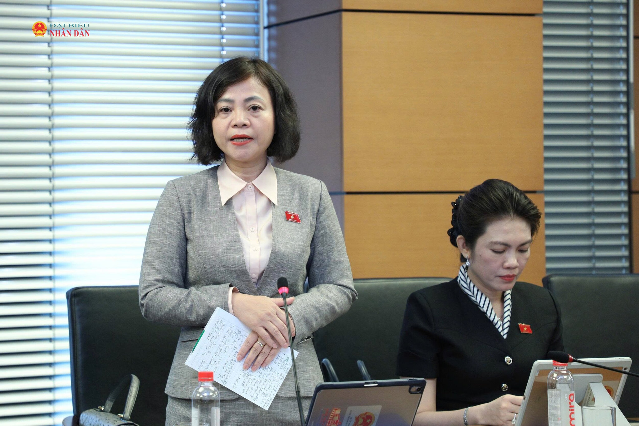 ĐBQH Nguyễn Thanh Cầm (Đồng Tháp) phát biểu.