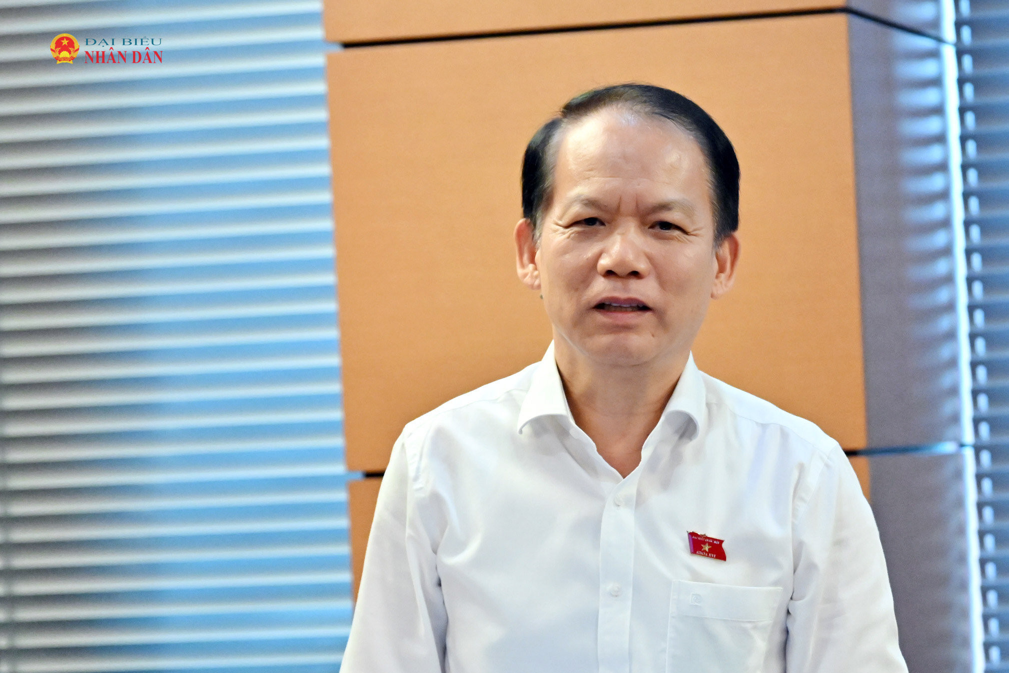 Bộ trưởng Bộ Tư pháp Hoàng Thanh Tùng phát biểu