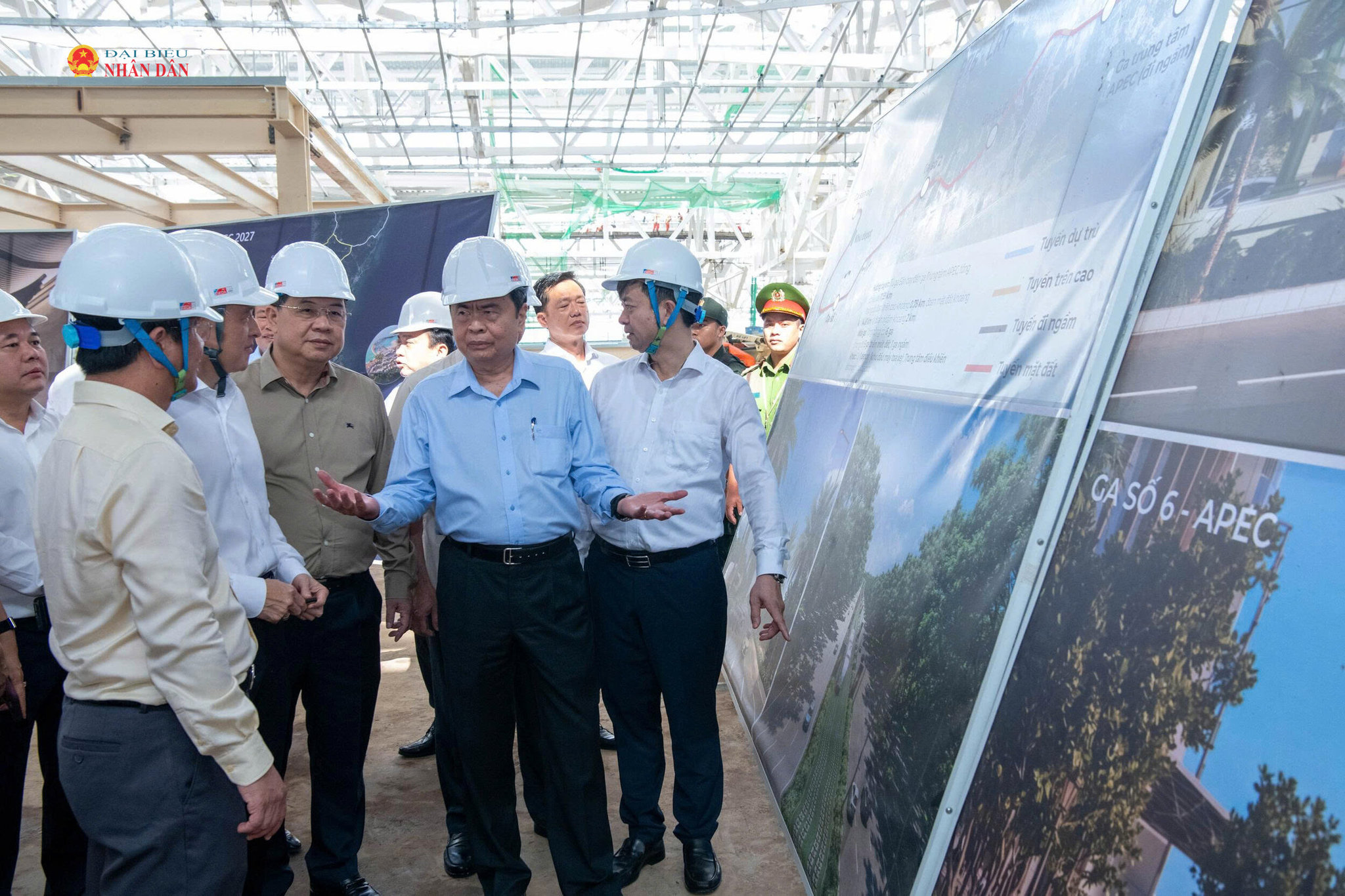 Chủ tịch Quốc hội Trần Thanh Mẫn kiểm tra thực tế tiến độ triển khai một số công trình, dự án phục vụ Hội nghị cấp cao APEC 2027