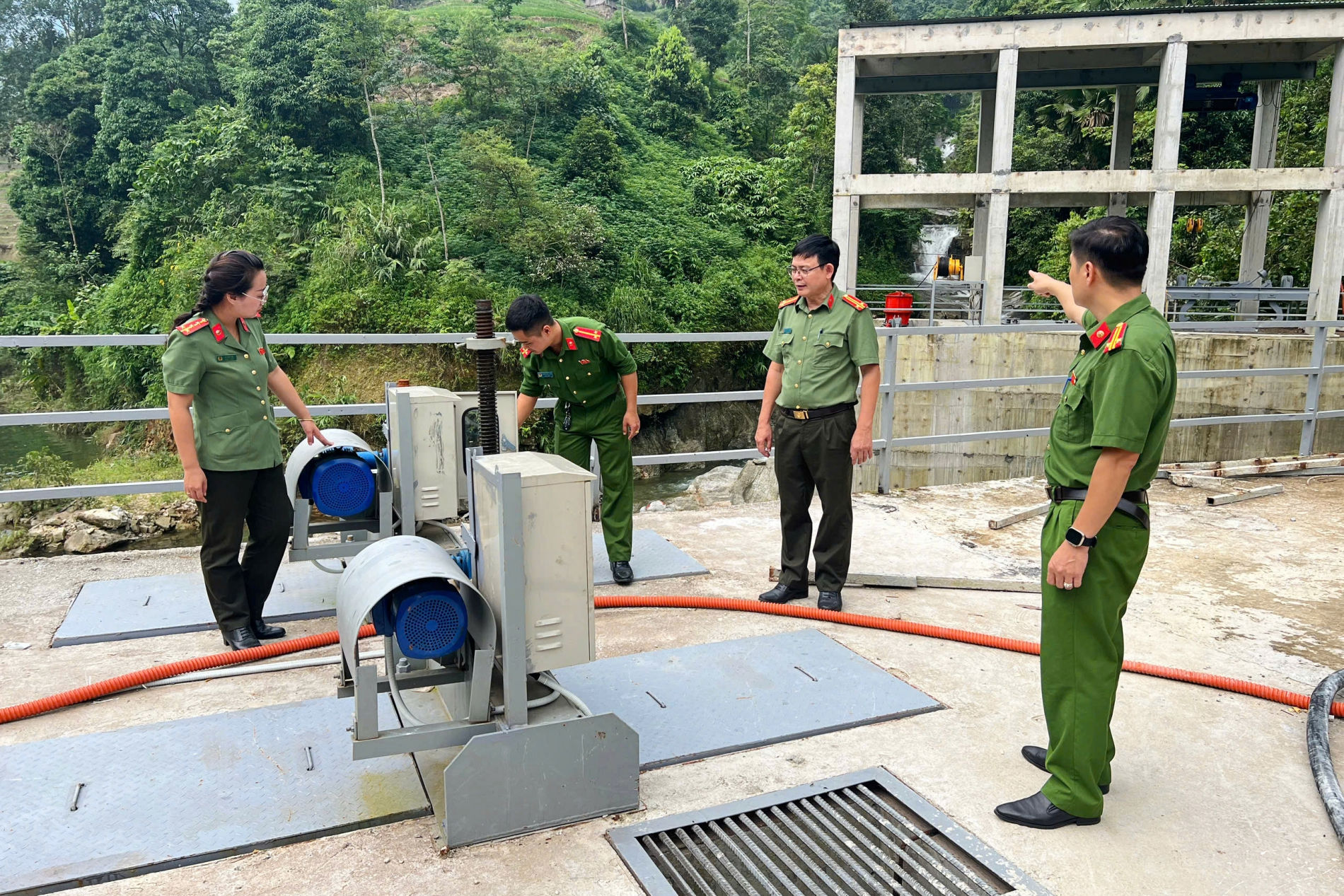 Công an tỉnh Tuyên Quang tăng cường kiểm tra, bảo đảm an ninh an toàn công trình thuỷ điện trên địa bàn trong mùa mưa lũ