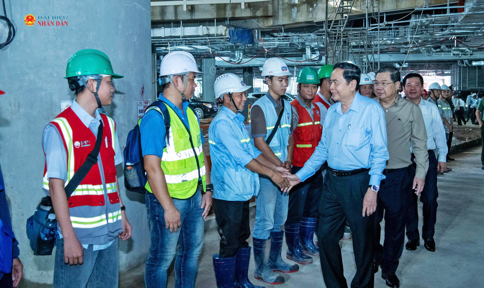 Chủ tịch Quốc hội Trần Thanh Mẫn kiểm tra thực tế tiến độ triển khai một số công trình, dự án phục vụ Hội nghị cấp cao APEC 2027
