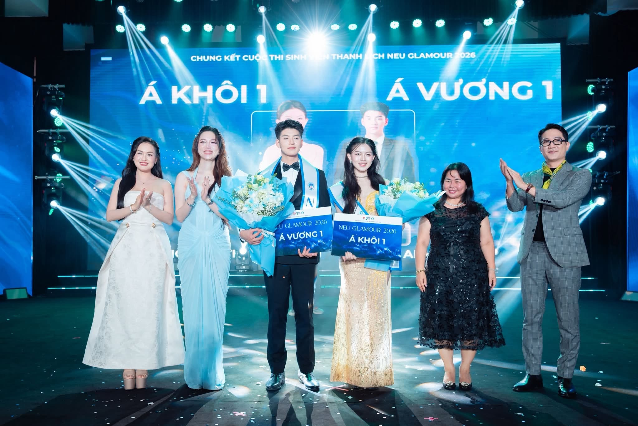 Danh hiệu Á Khôi 1 thuộc về Nguyễn Thị Bảo Ngân và Á Vương 1 thuộc về Vũ Trần Anh Khoa