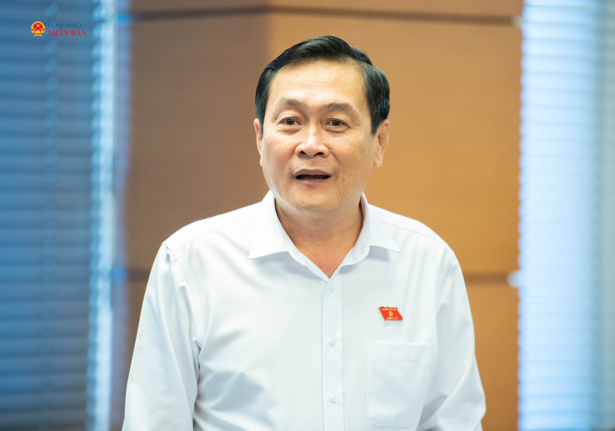 ĐBQH Hồ Việt Triều (Cà Mau) phát biểu. Ảnh: Xuân Quý