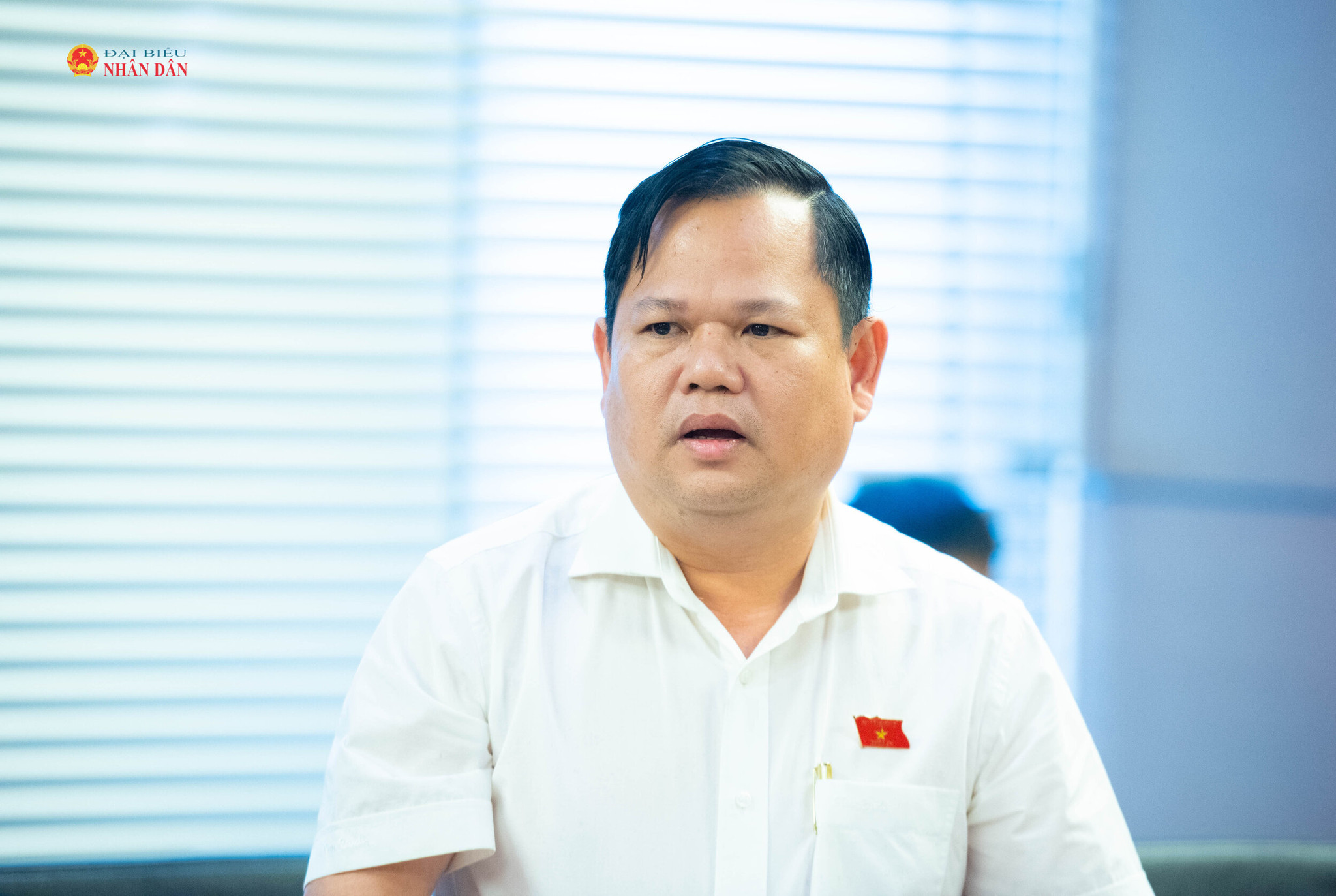 ĐBQH Nguyễn Duy Thanh (Cà Mau) phát biểu. Ảnh: Xuân Quý