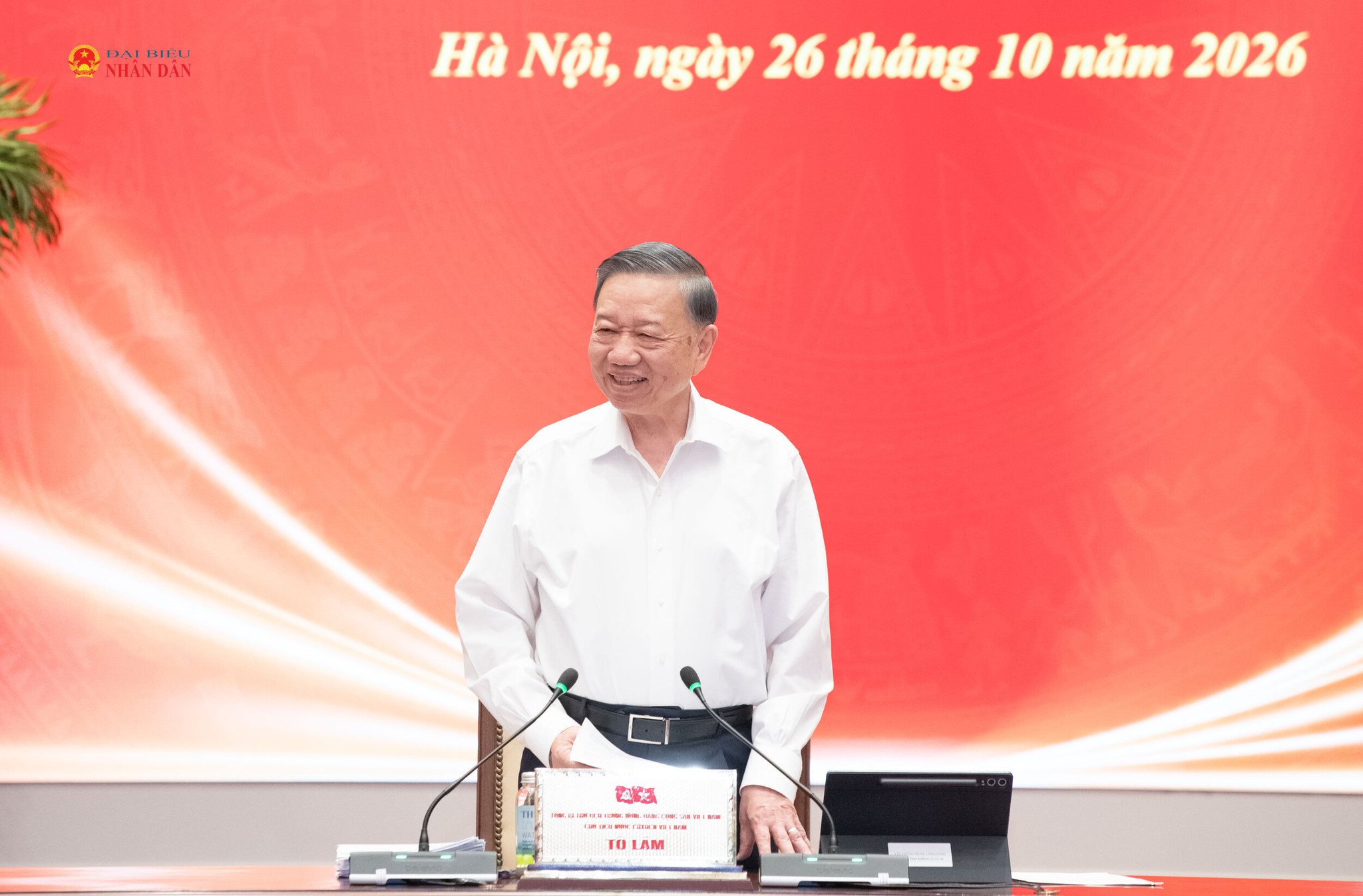 Tổng Bí thư, Chủ tịch nước Tô Lâm phát biểu tại Phiên họp