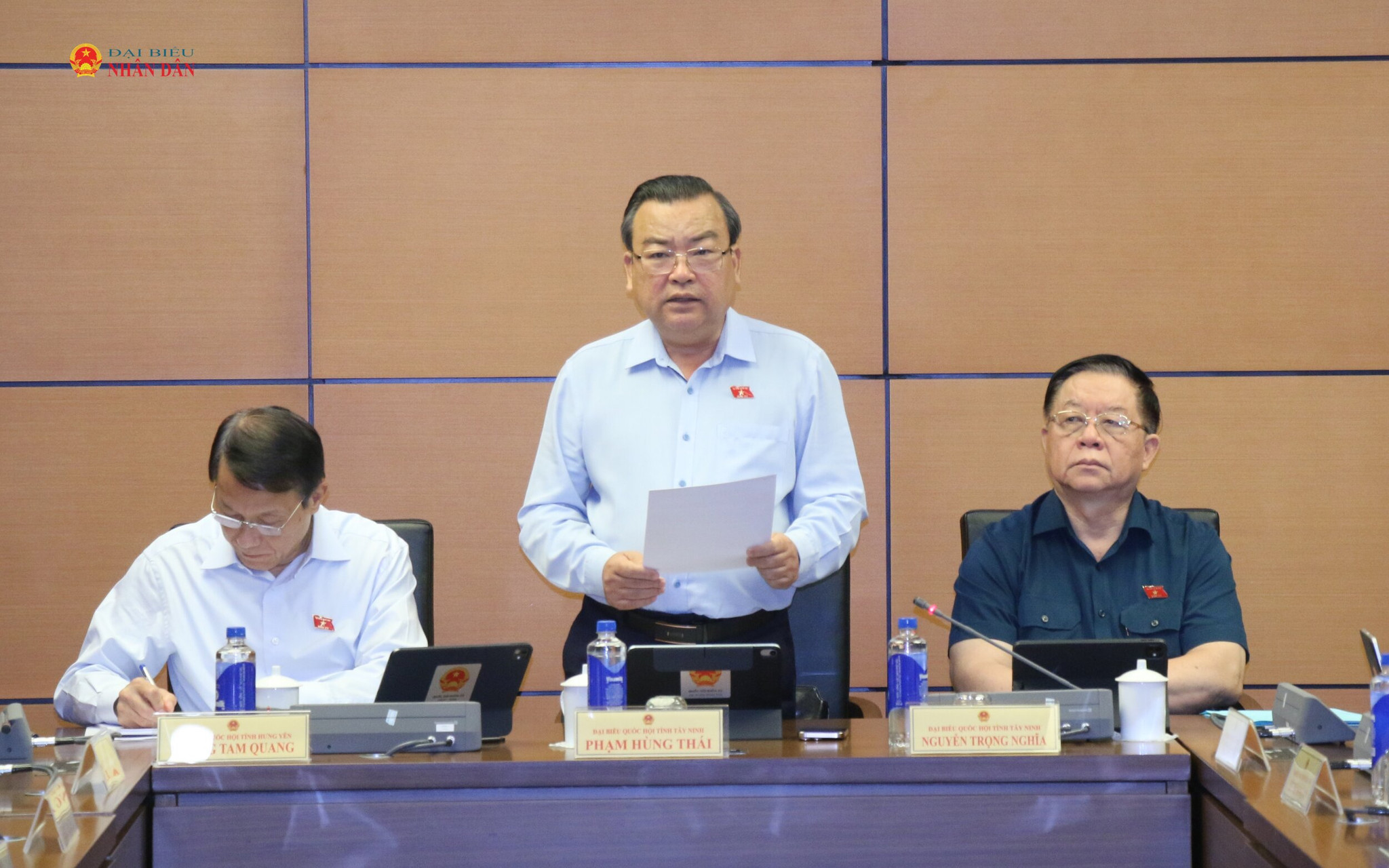 ĐBQH Phạm Hùng Thái (Tây Ninh) phát biểu