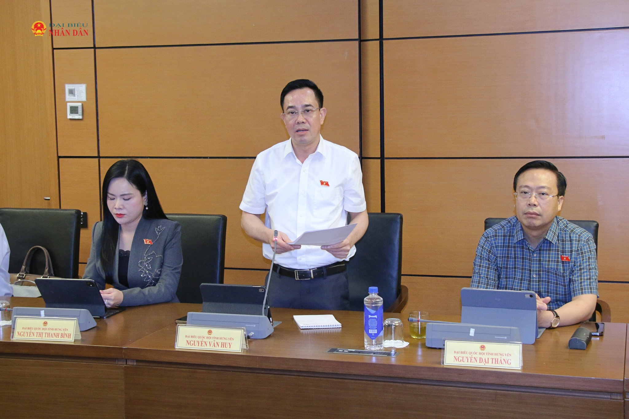 ĐBQH Nguyễn Văn Huy (Hưng Yên) phát biểu