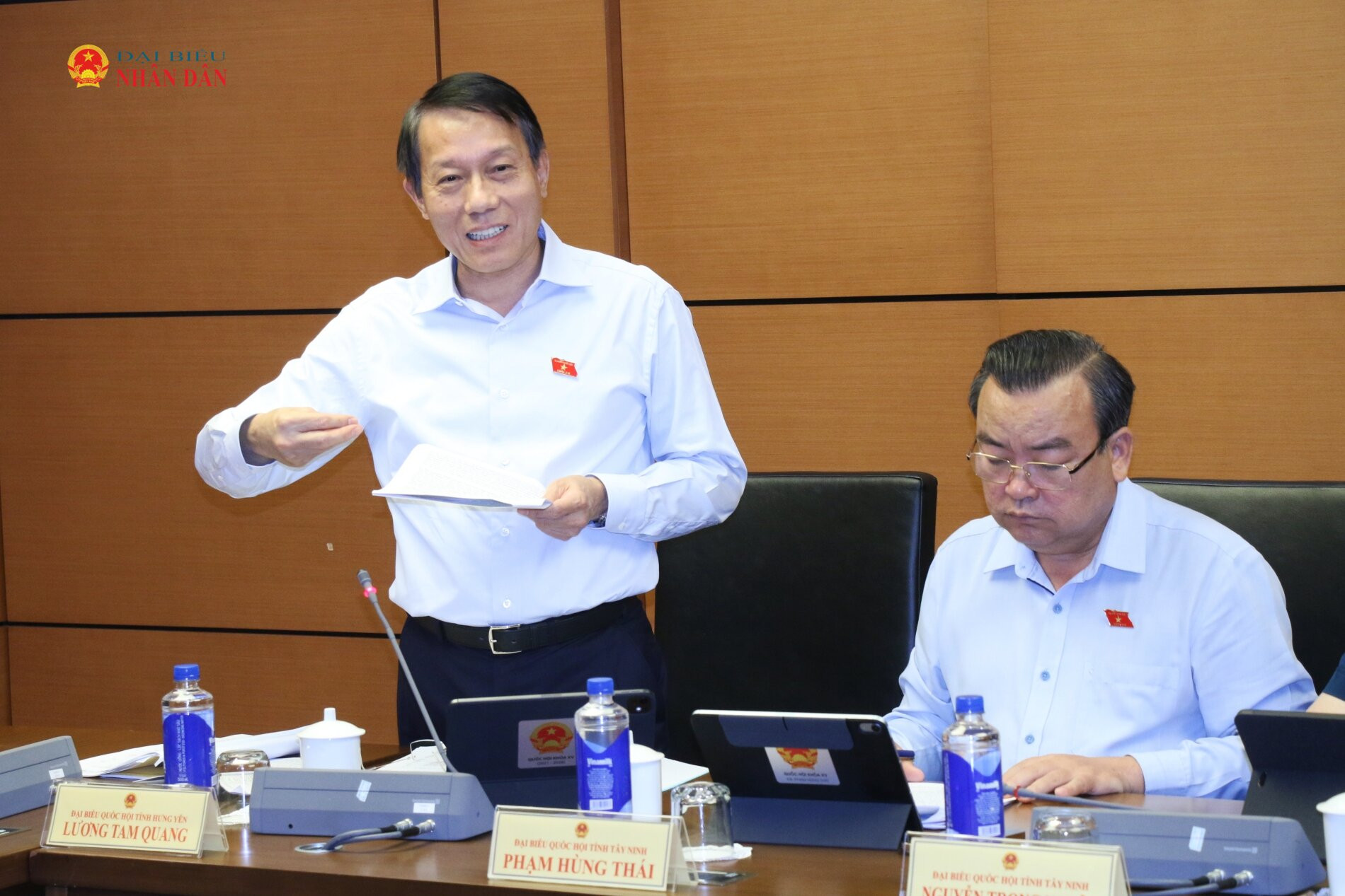 Bộ trưởng Bộ Công an, Đại tướng Lương Tam Quang phát biểu