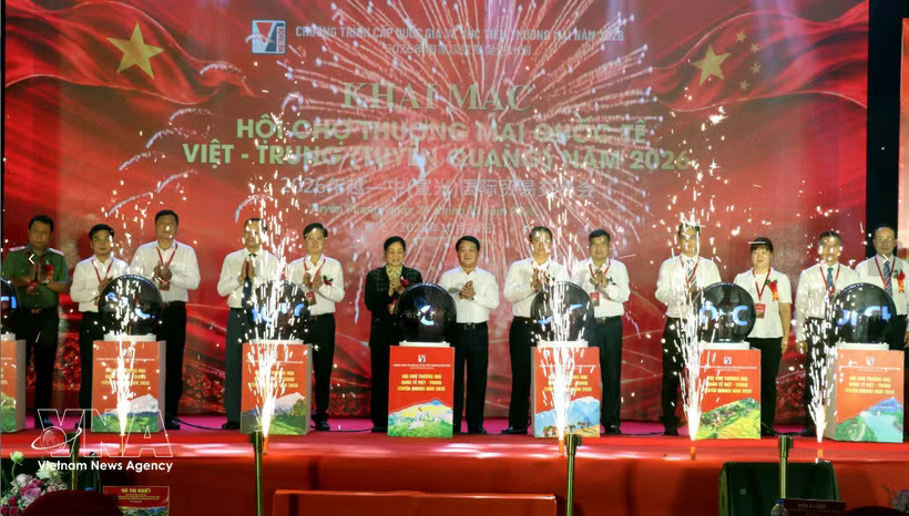 The 2026 Vietnam–China international trade fair opens in Vietnam’s Tuyen Quang province on October 24. (Photo: VNA)