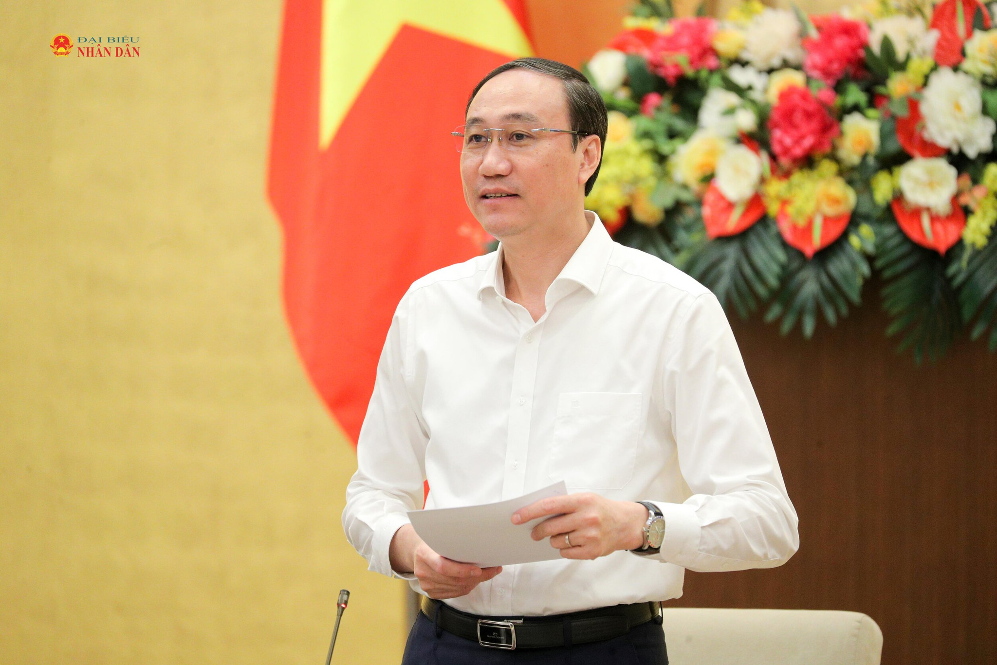 Phó Bí thư Đảng ủy Quốc hội, Trưởng Đoàn Giám sát 133 Phùng Khánh Tài 1. Ảnh Hồ Long