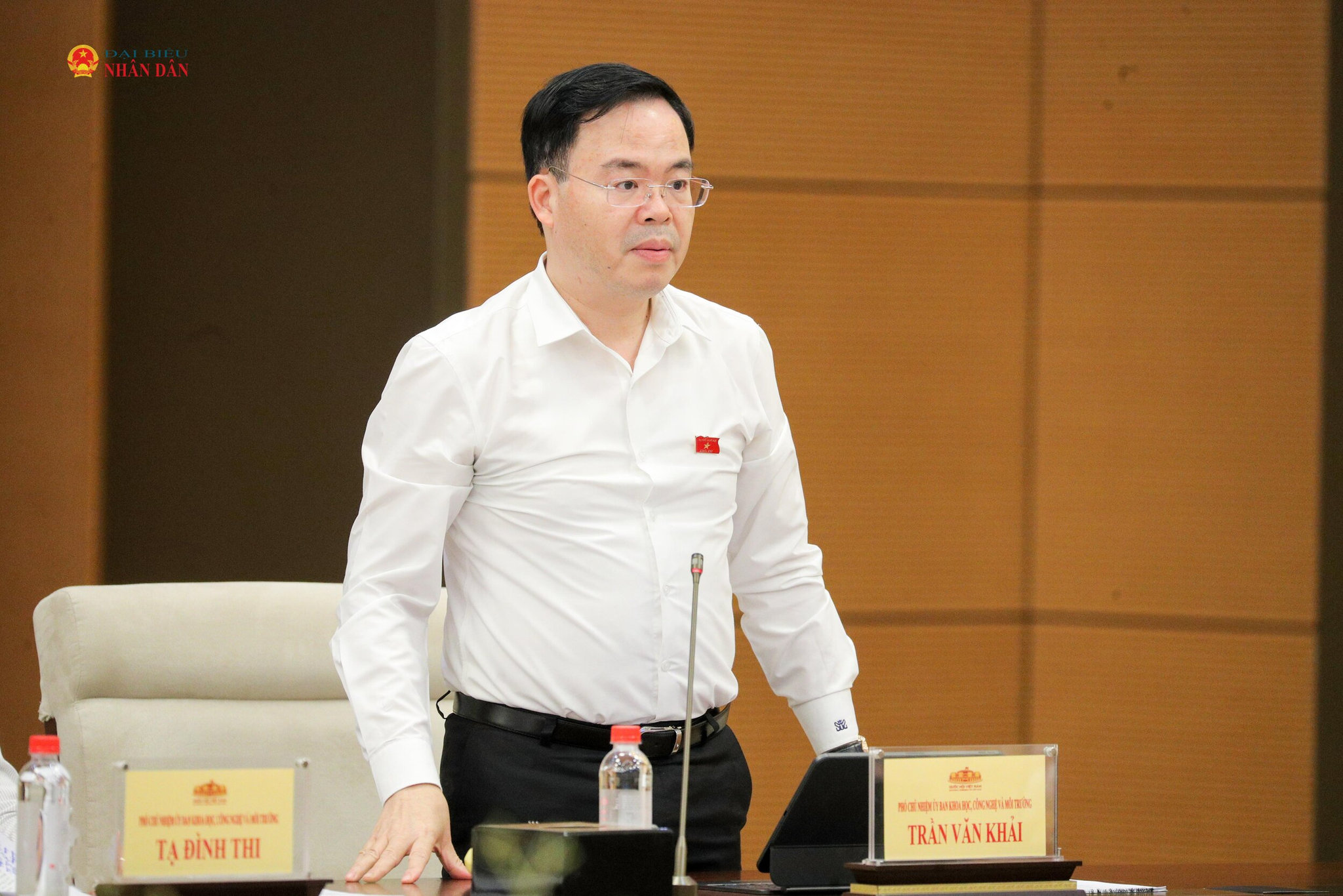 Phó Chủ nhiệm Ủy ban Khoa học, Công nghệ và Môi trường Trần Văn Khải. Ảnh Hồ Long