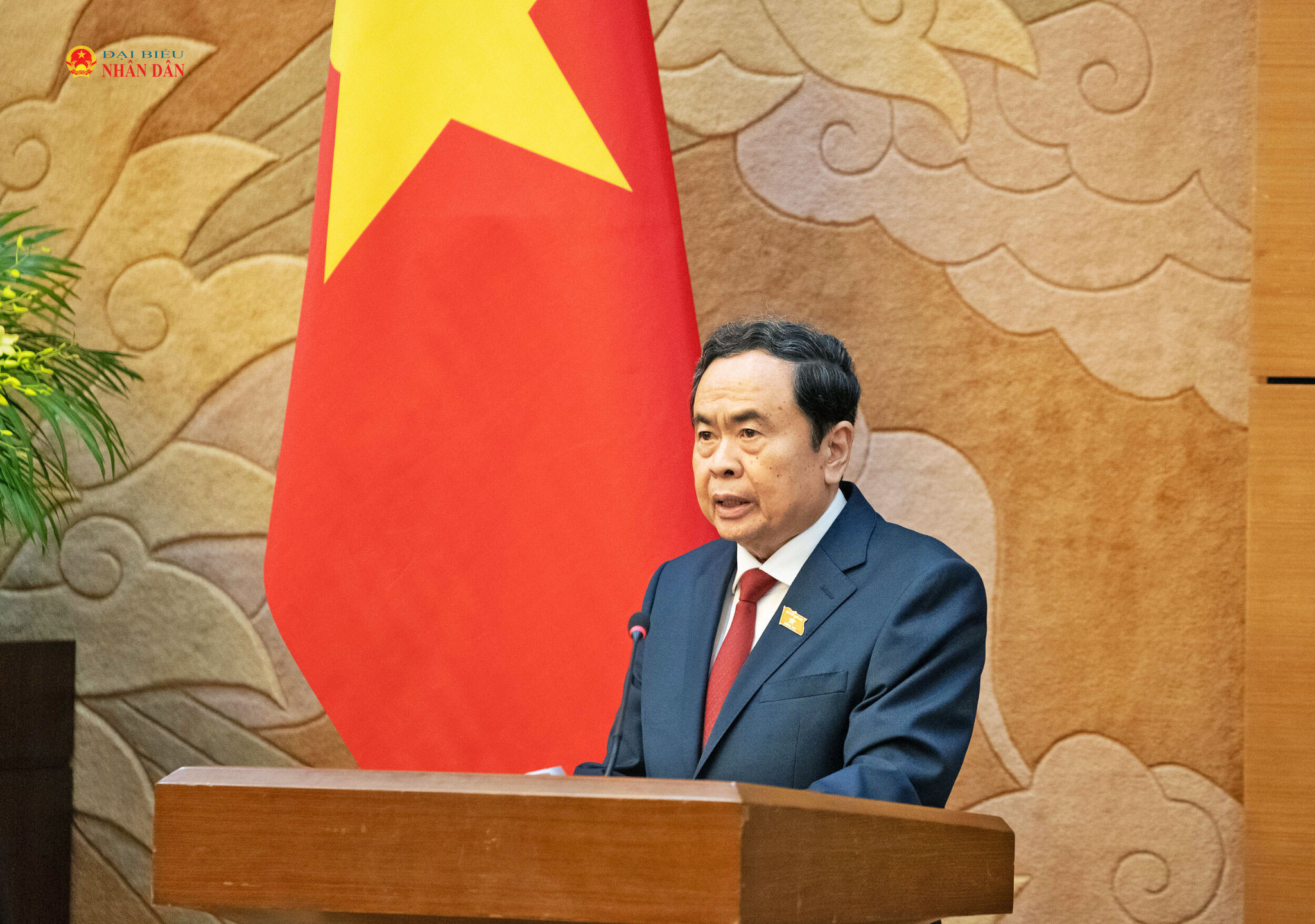 Chủ tịch Quốc hội Trần Thanh Mẫn phát biểu