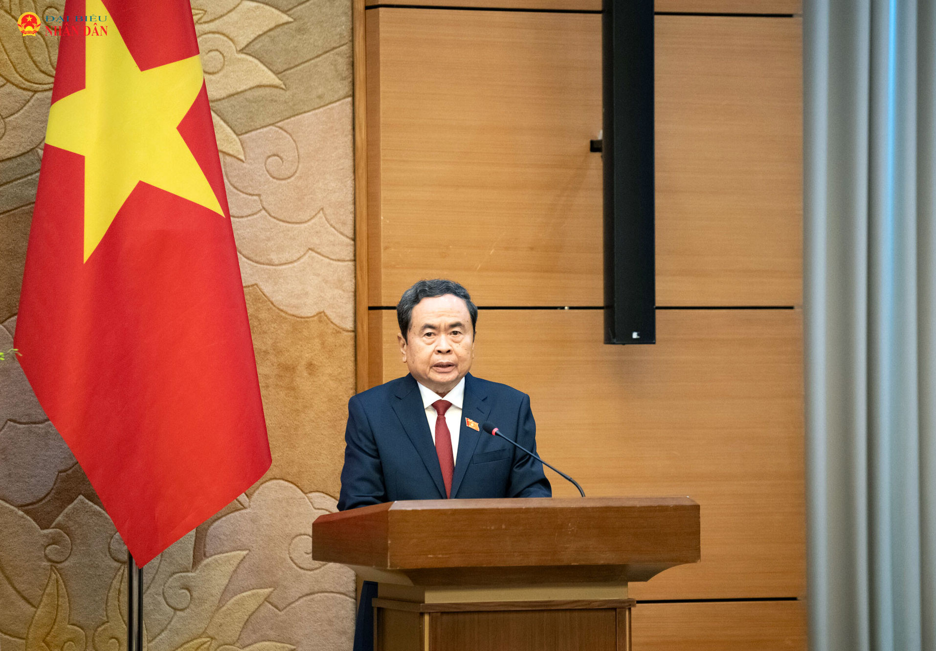 Chủ tịch Quốc hội Trần Thanh Mẫn phát biểu