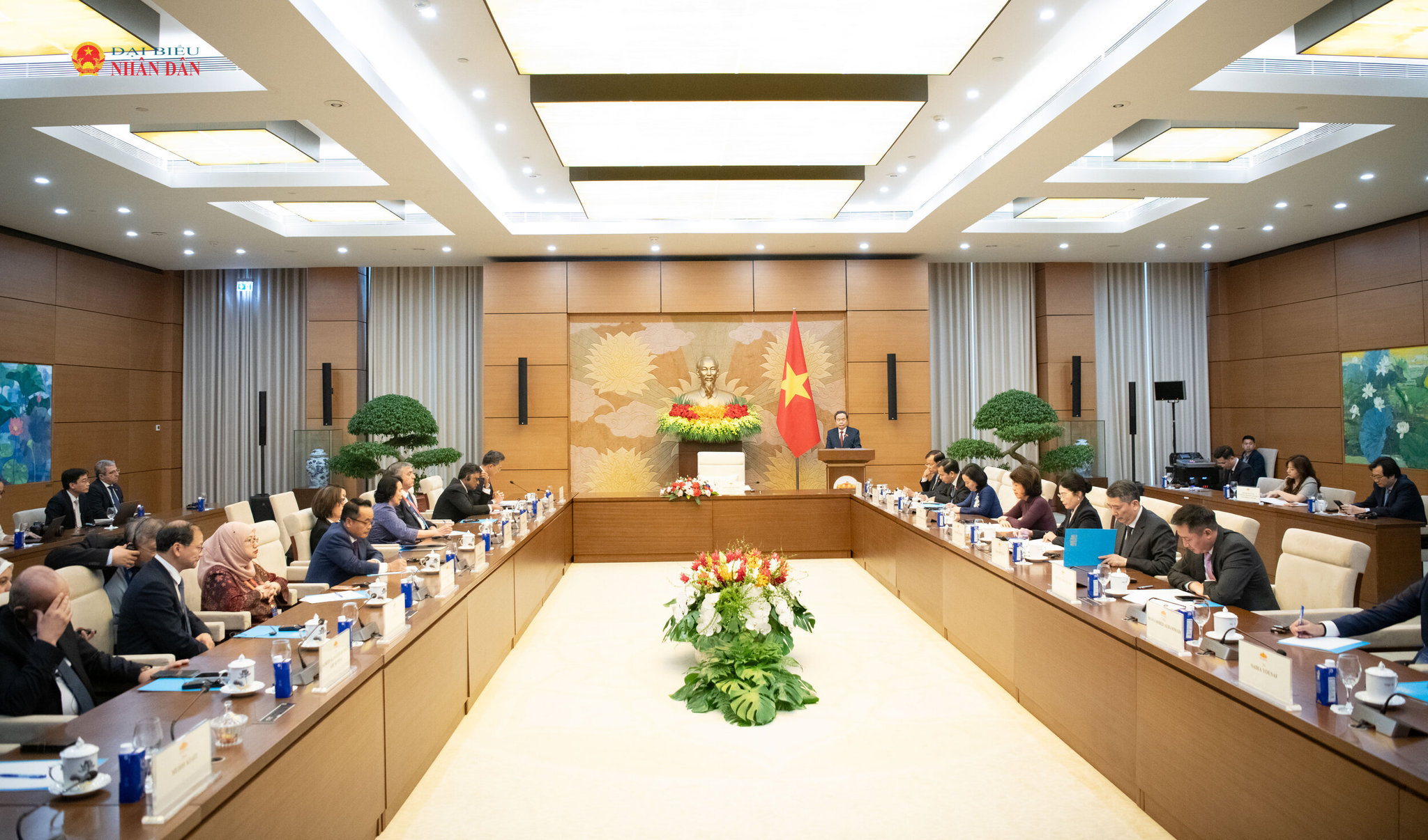 Chủ tịch Quốc hội Trần Thanh Mẫn phát biểu.1